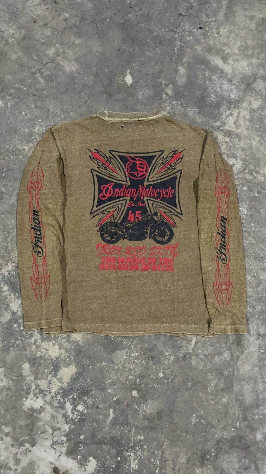 Indian Motorcycle Vintage Indian Motorcycle Faded Tee Size US L / EU 52-54 / 3 - 3 Thumbnail