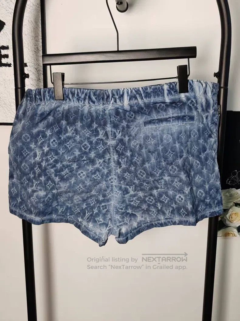 Louis Vuitton Louis Vuitton Blue tie-dye full print shorts Size 41" - 2 Thumbnail