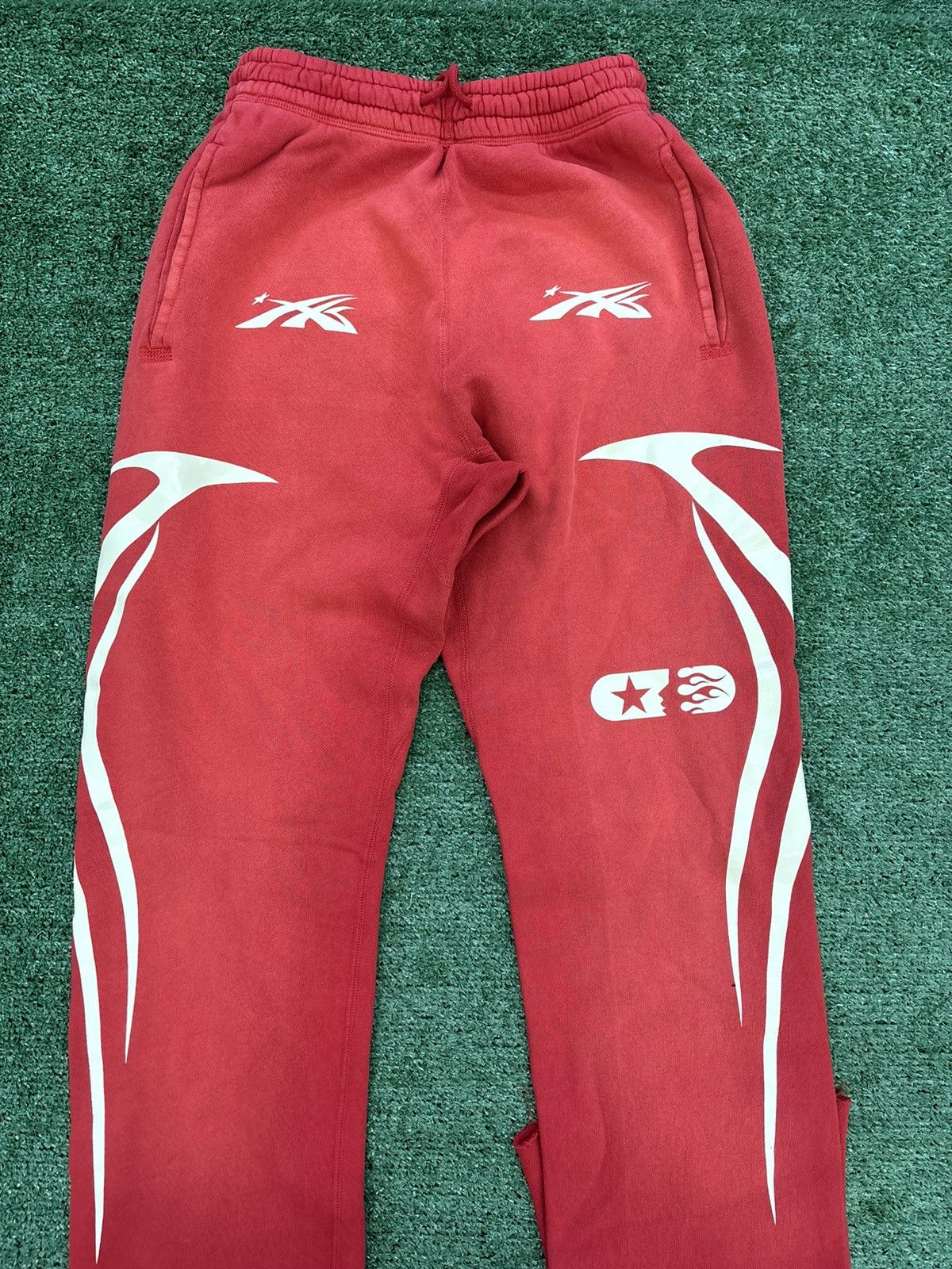 HELLSTAR Hellstar Red Sports Sweats Size US 37 - 8 Thumbnail