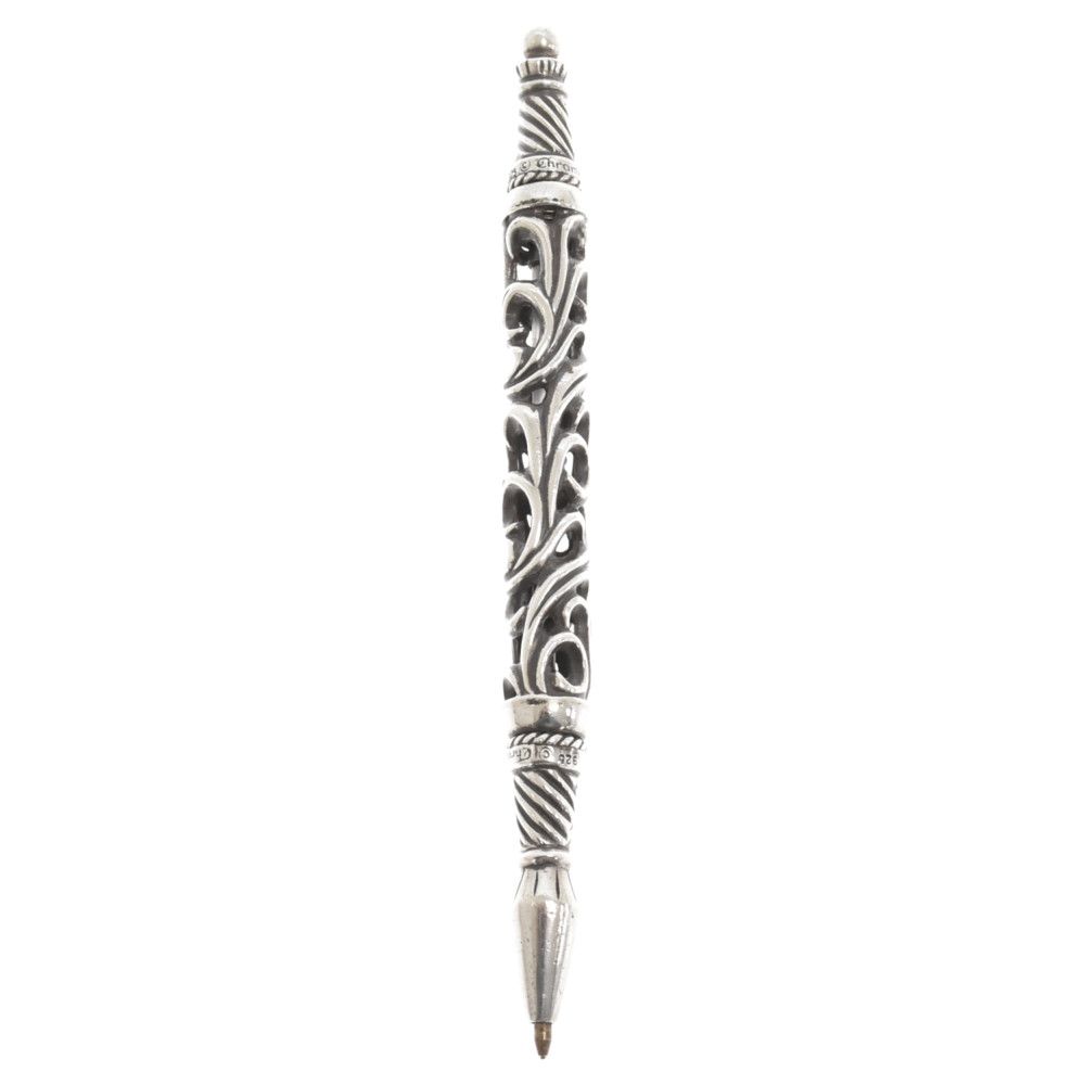 image of Chrome Hearts Filigree Ballpoint Pen in Silver, Men's