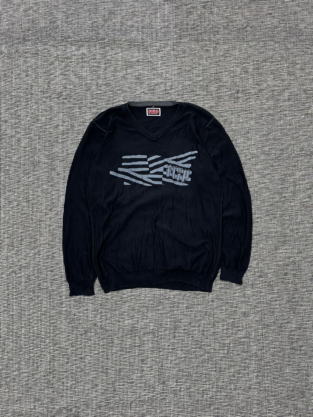 Flip Skateboards ➕ flip skateboards v-neck sweater y2k skate style Size US XL / EU 56 / 4 - 1 Thumbnail