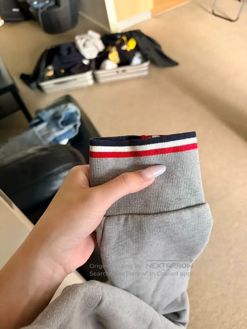 Thom Browne Thom Browne Tennis Gray Hooded Sweatshirt Size US M / EU 48-50 / 2 - 5 Thumbnail