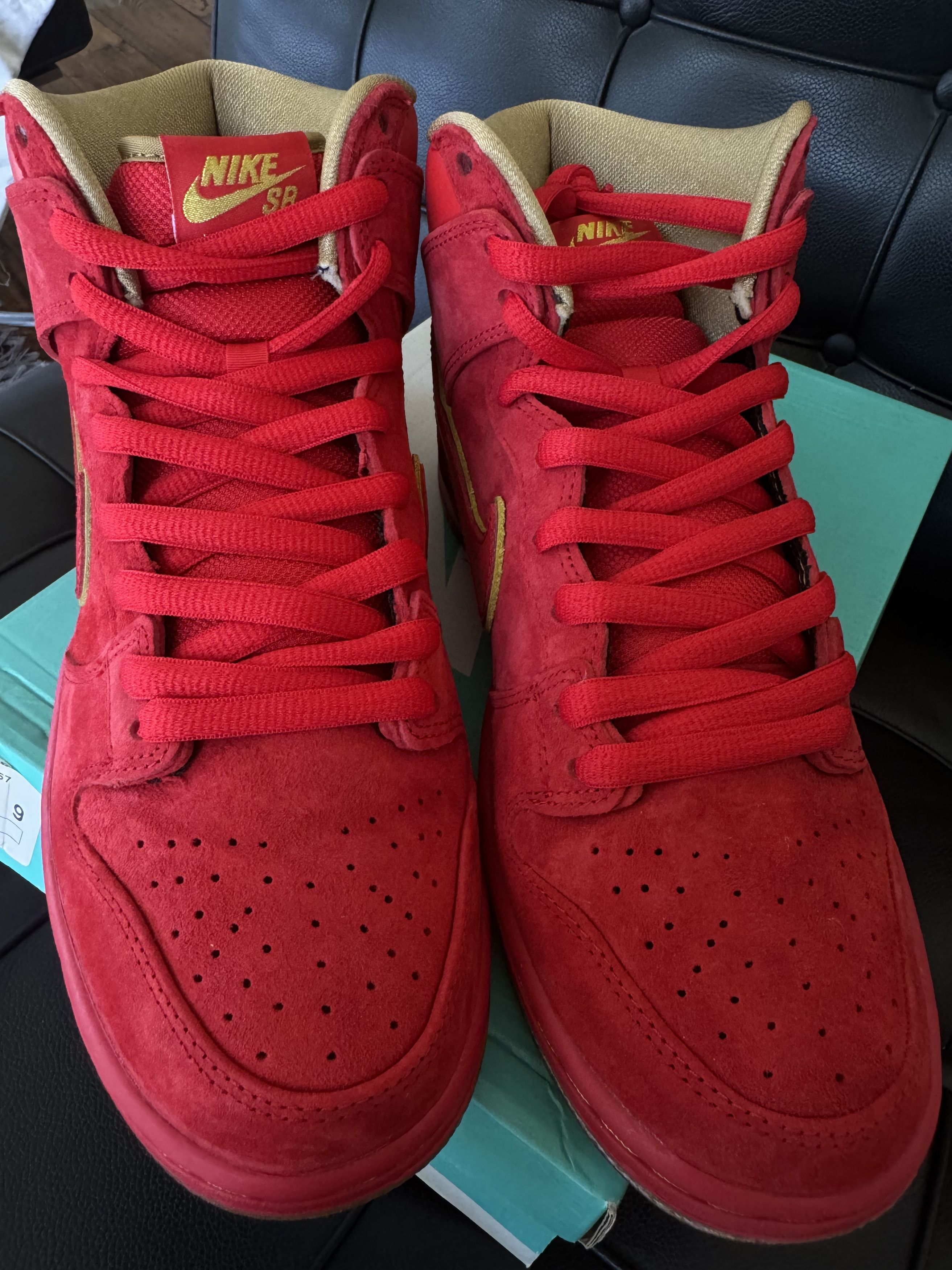 Nike Nike Dunk Hi Premium SB Chinese New Year 2014 Release Size US 9 / EU 42 - 4 Thumbnail