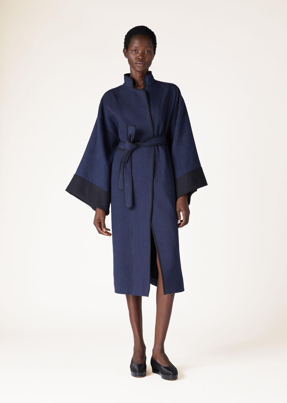 Loro Piana o1srvl11e0525 FAO0547 Armen Coat in Dark Blue Size XL / US 12-14 / IT 48-50 - 5 Thumbnail
