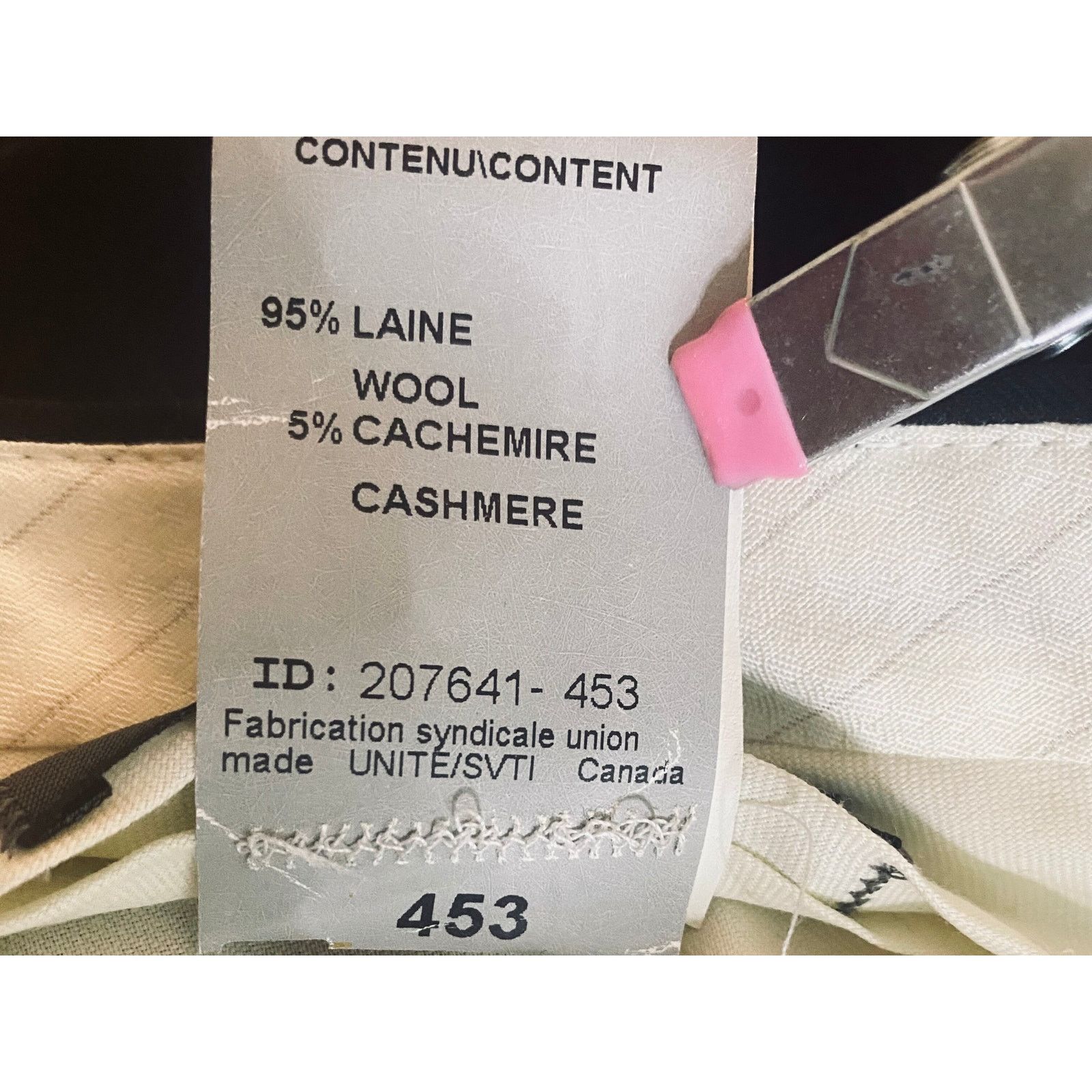 Samuelsohn Super 140’s Wool & Cashmere Dress Pants Size 38 Size US 38 / EU 54 - 4 Thumbnail
