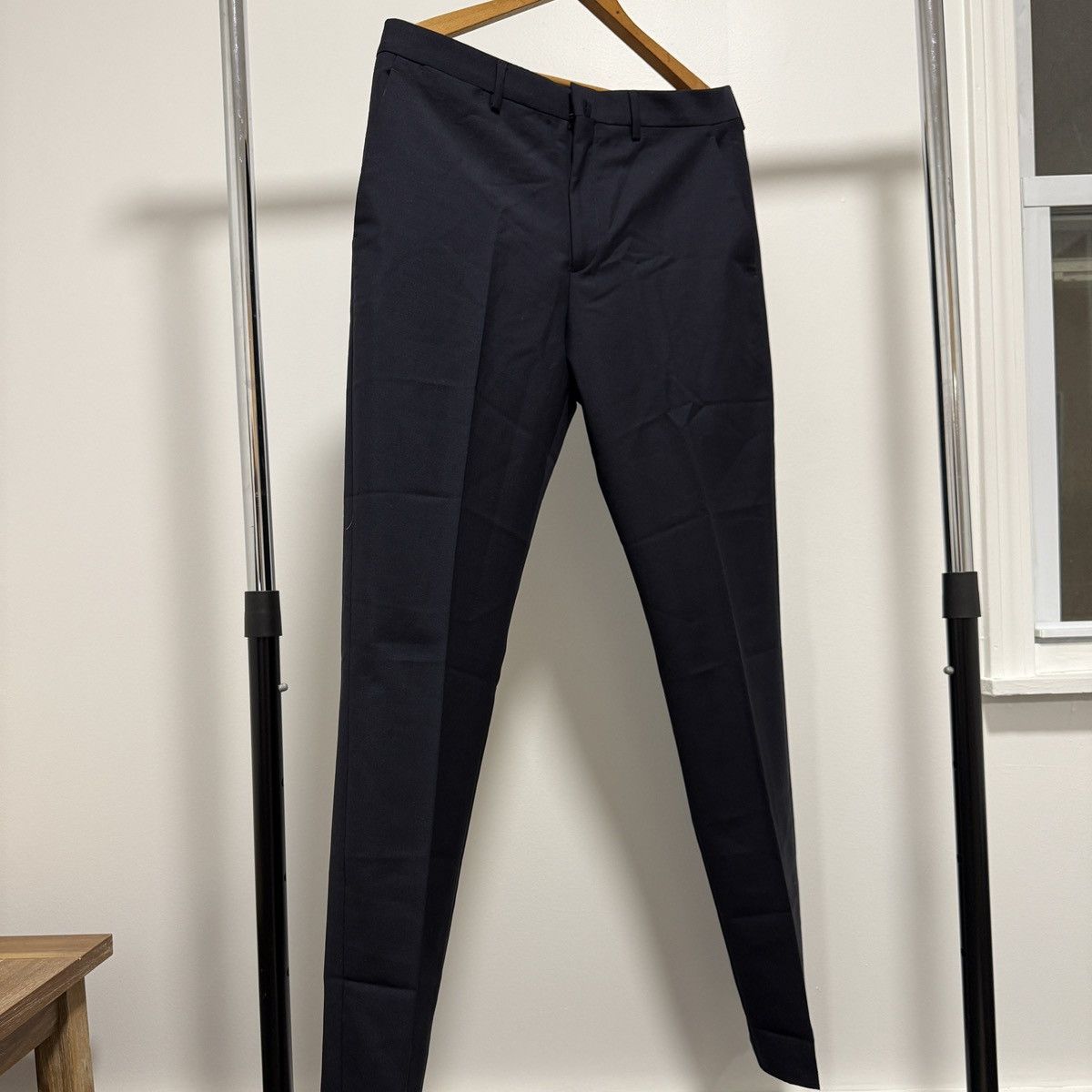 Acne Studios Acne Studios “BROBYN T WO MH” Wool-Mohair Trousers – Navy Size US 40 / EU 56 - 1 Thumbnail