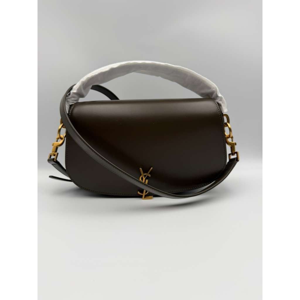 Saint Laurent Paris CC31 Size: OS / YSL Voltaire Shoulder Bag in Dark Brown Size ONE SIZE - 1 Thumbnail