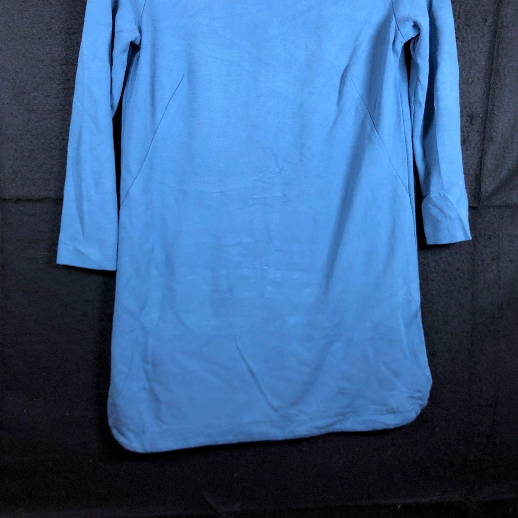 Vintage J Jill Sweater Dress Blue Ponte Long Sleeve Crew Neck XS Womens Knit Dress Counterpart Size XS / US 0-2 / IT 36-38 - 5 Thumbnail