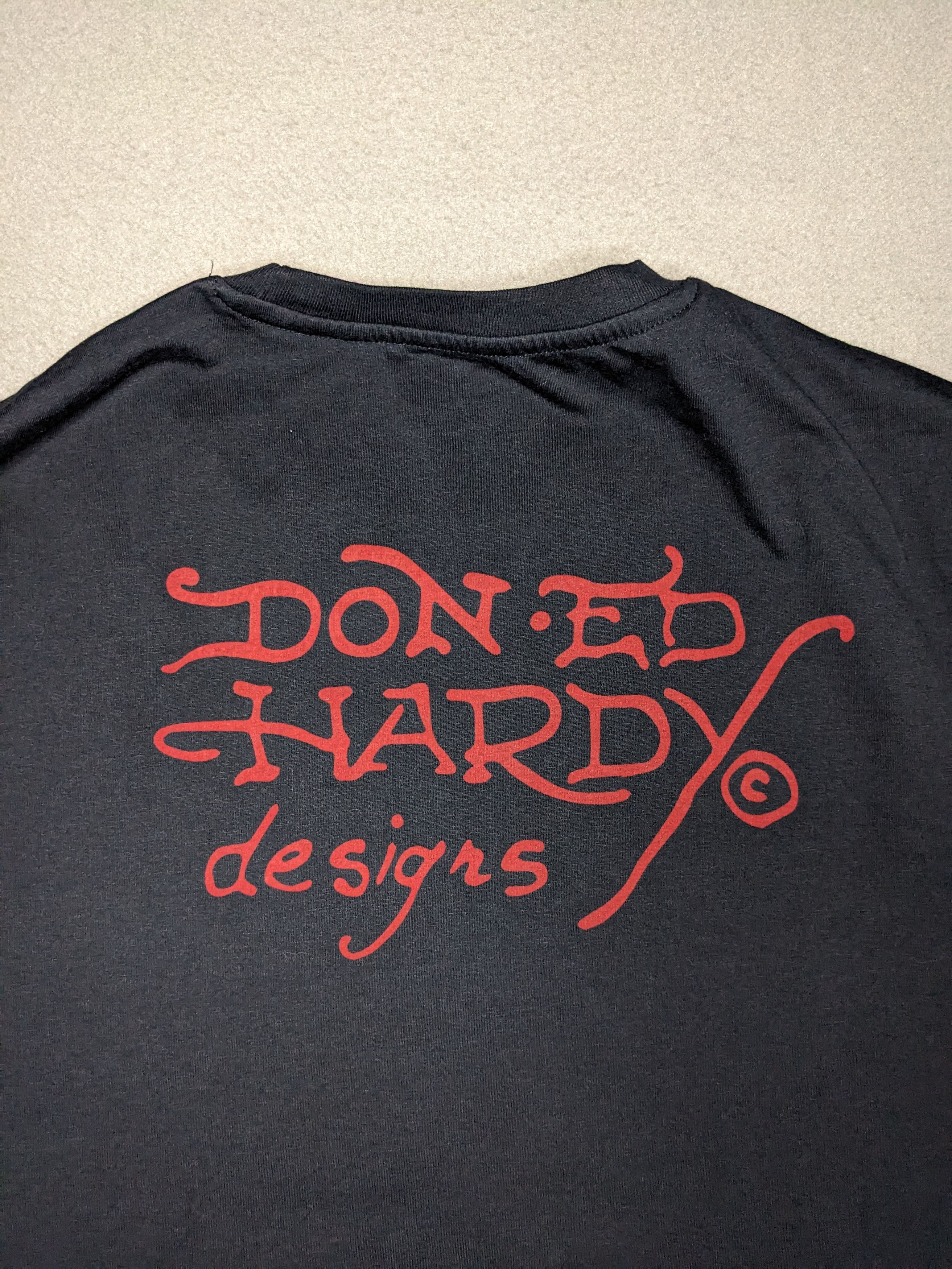 Ed Hardy Ed Hardy Love Dies Hard Skull T-Shirt Large Y2K Graphic 2008 Size US L / EU 52-54 / 3 - 4 Thumbnail