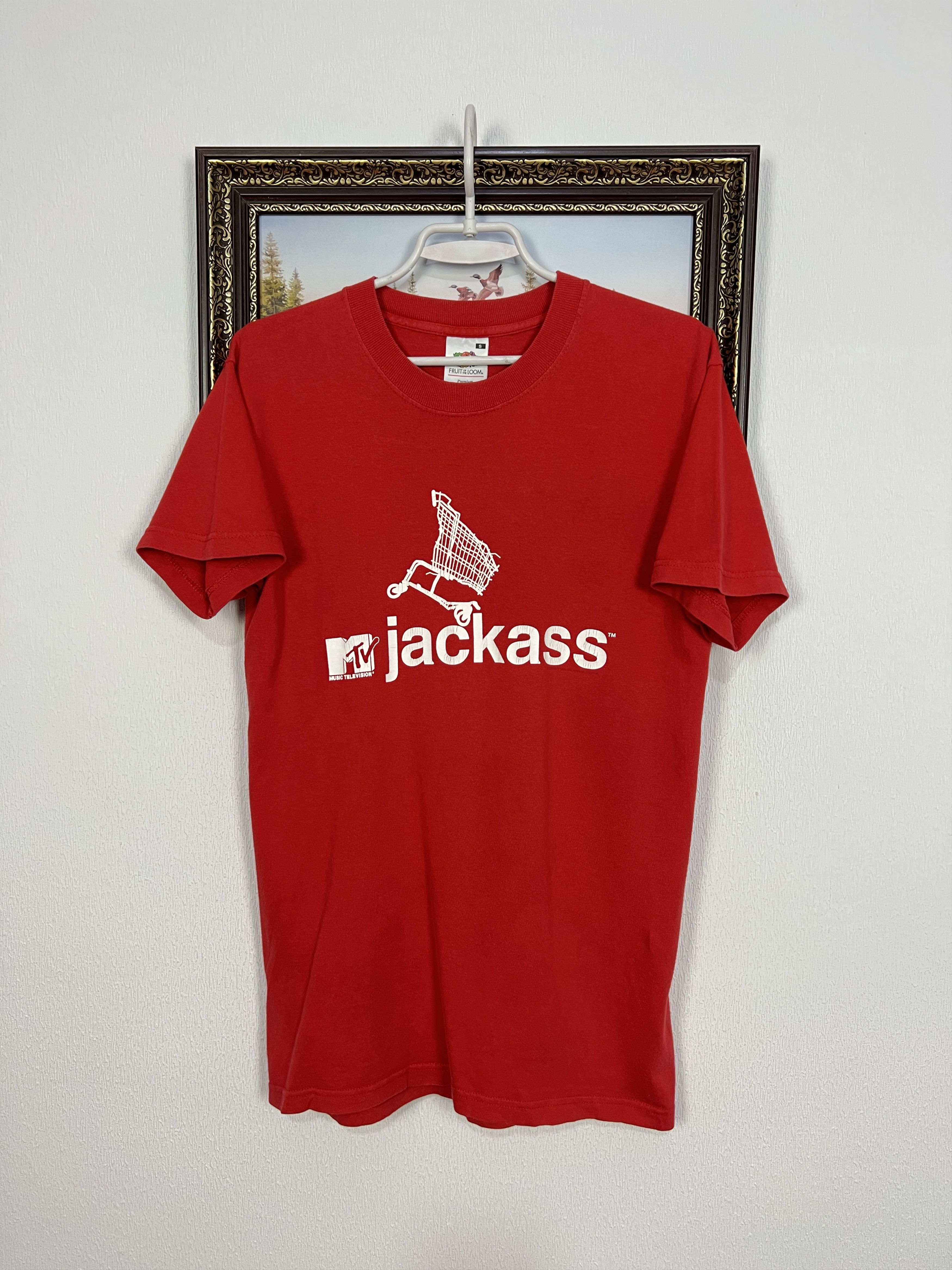 Vintage MTV Jackass 2005 Shopping Cart Promo Tee Shirt