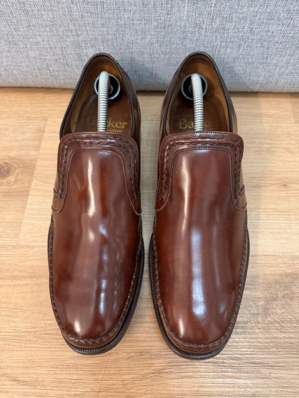 Barker Barker England Hadley Formal Loafers moccasins Leather 43 Size US 10 / EU 43 - 4 Thumbnail