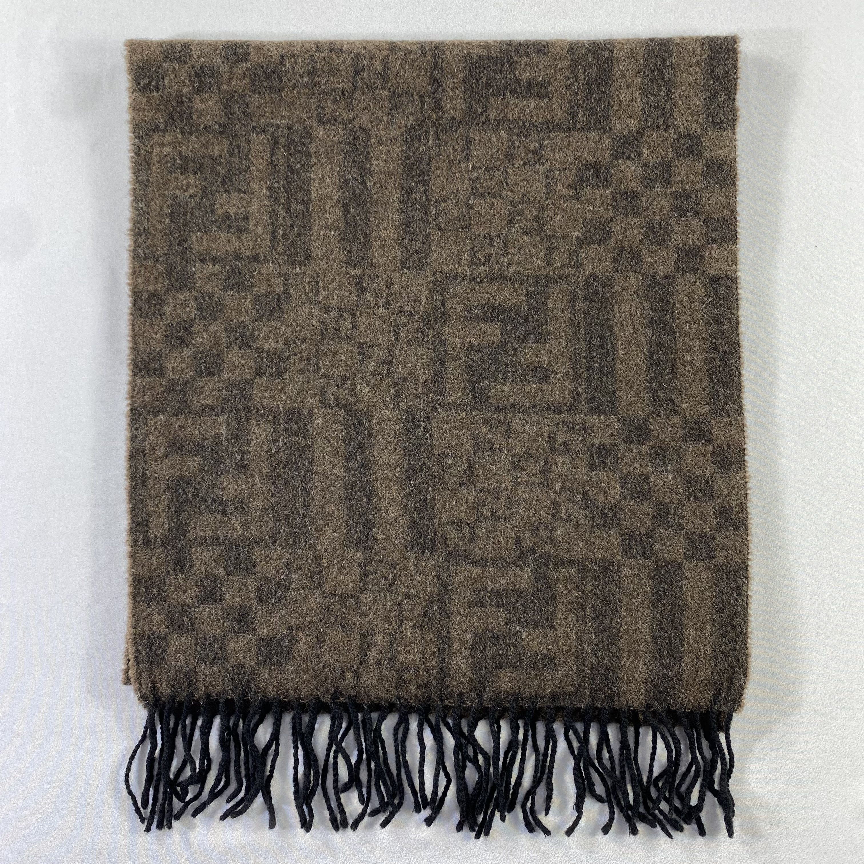 Fendi Fendi Scarf Neck Wrap Wool Muffler Size ONE SIZE - 3 Thumbnail