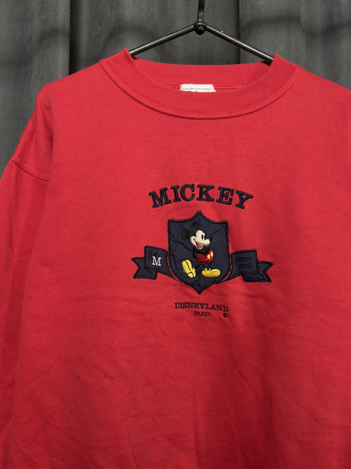 Mickey Mouse × Vintage Vintage 1990s Mickey Embroidered Crewneck Sweatshirt Sweater Size US L / EU 52-54 / 3 - 2 Thumbnail