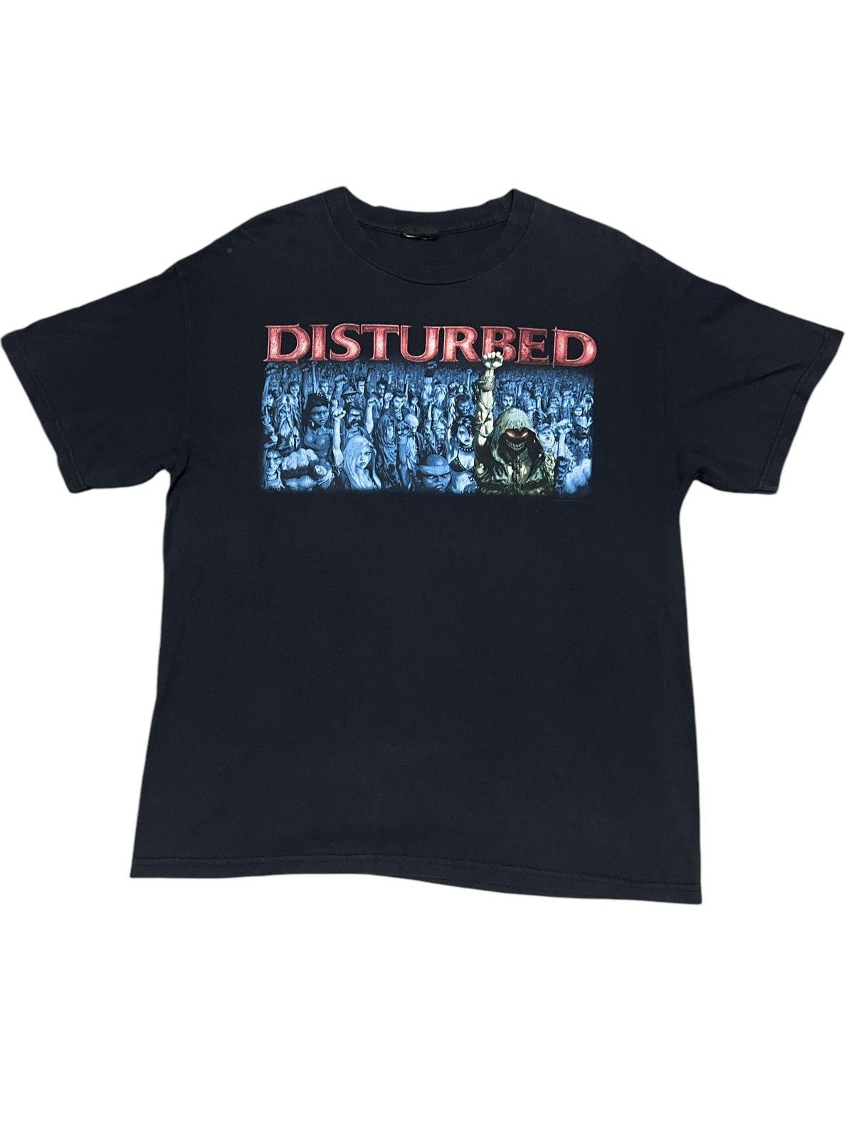 Band Tees Vintage Y2K Disturbed Band Tee Size US L / EU 52-54 / 3 - 1 Thumbnail