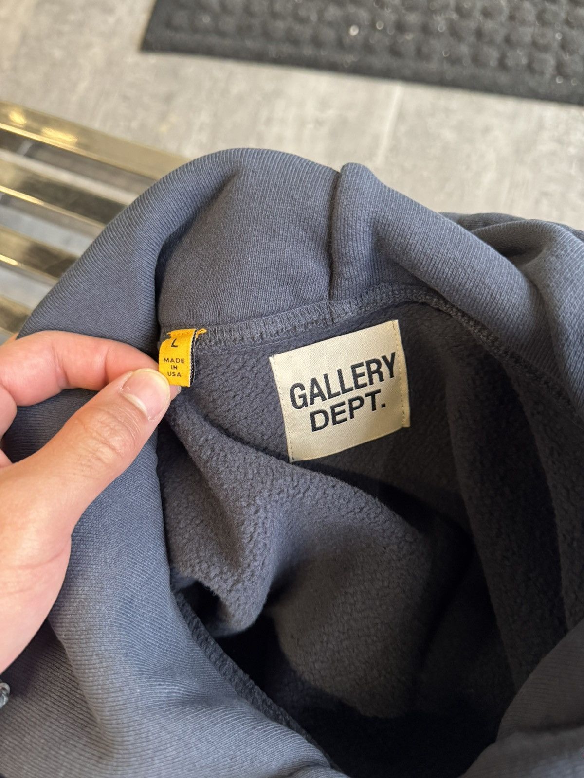 Gallery Dept. Gallery dept art that kills faded navy hoodie Size US L / EU 52-54 / 3 - 7 Thumbnail