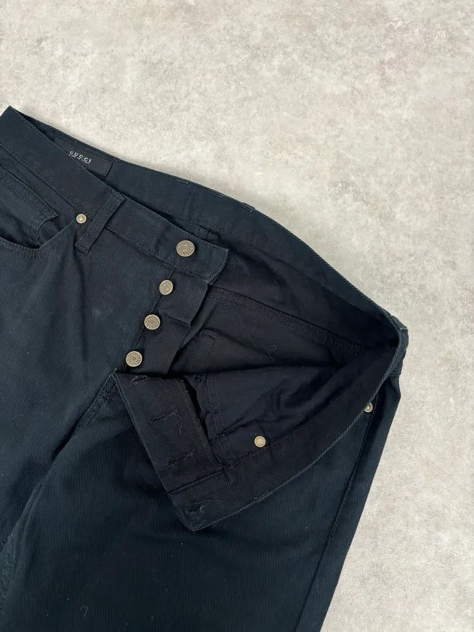 Gucci 2010s Gucci Black Denim Jeans Size US 32 / EU 48 - 9 Thumbnail