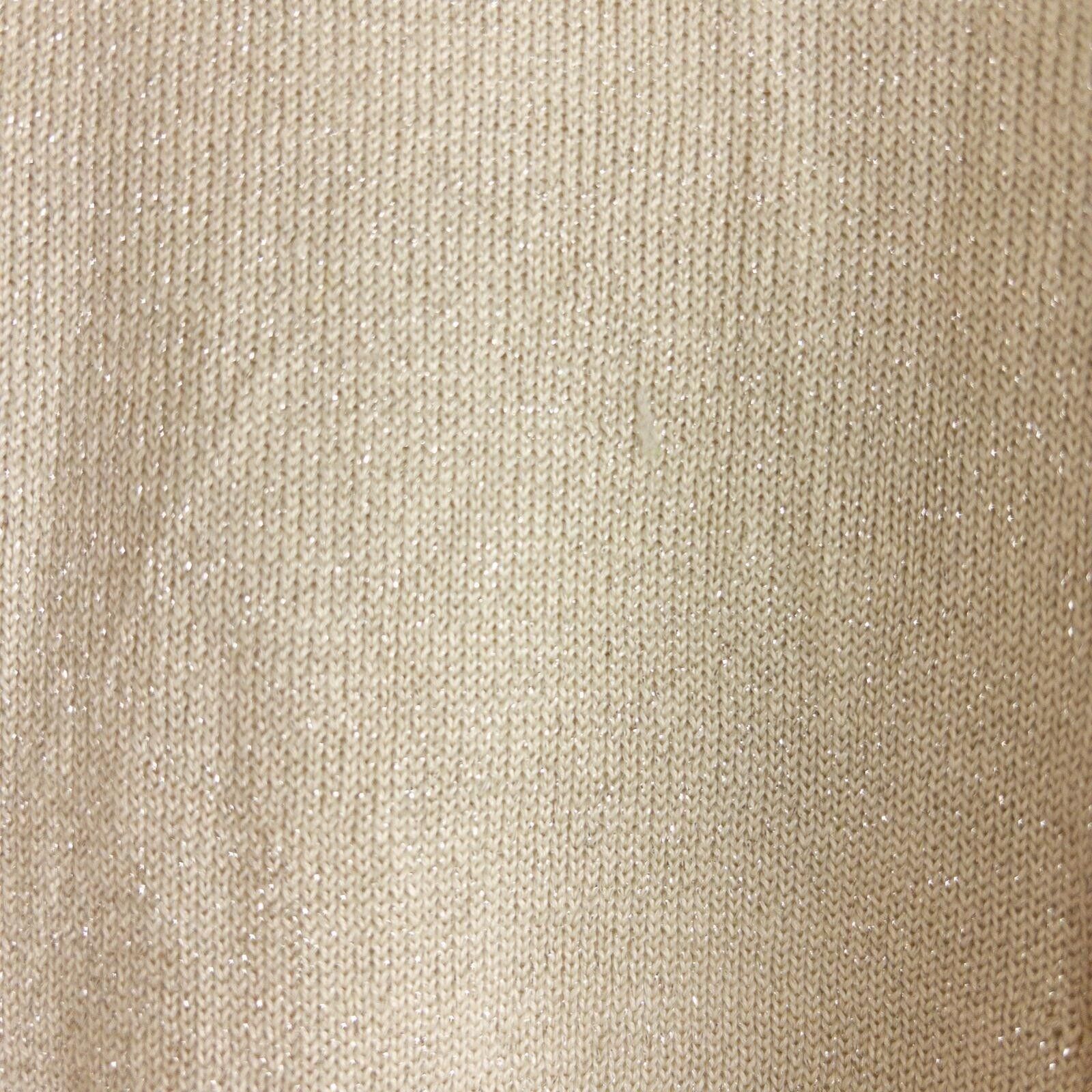 Other August Silk Silver Gold Solid Sweater Womens Medium Size M / US 6-8 / IT 42-44 - 5 Thumbnail