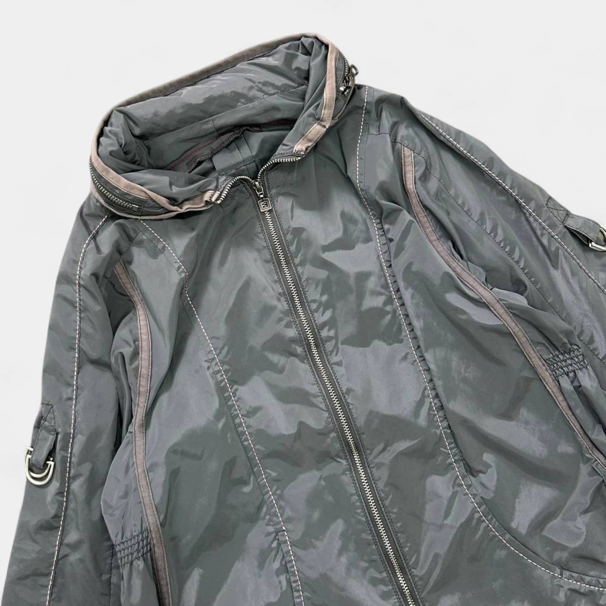 Marithe + Francois Girbaud Marithé + François Girbaud Technical Nylon Dress Jacket Size US S / EU 44-46 / 1 - 2 Thumbnail