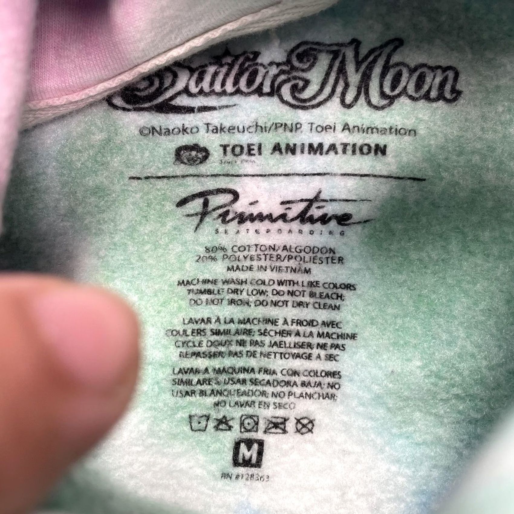 Primitive VINTAGE Primitive Hoodie Mens Medium Tie Dye Sailor Moon Anime Graphic Fleece Size US M / EU 48-50 / 2 - 3 Thumbnail