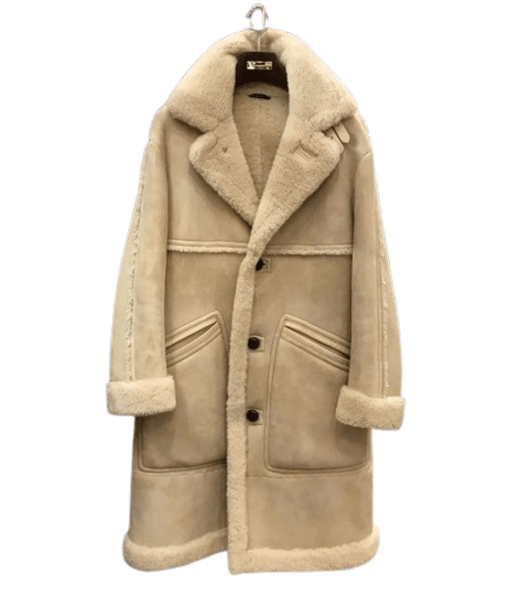 Tom Ford o1sm1stk1224 Long Shearling Coat in Beige Size US M / EU 48-50 / 2 - 1 Preview