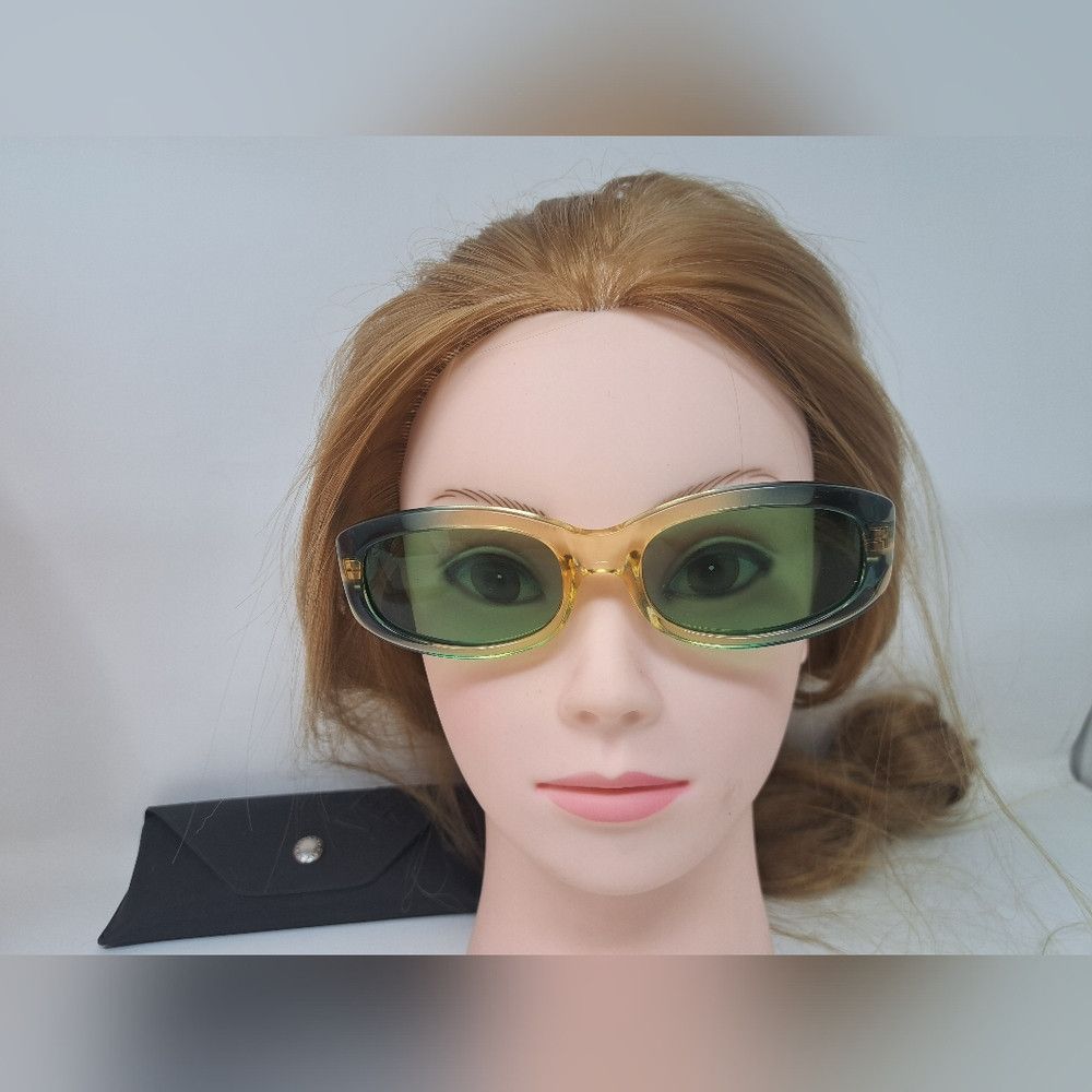 Versace Versace Versus Sunglasses Mod EZ3 Vintage 90s NOS Green Size ONE SIZE - 7 Thumbnail