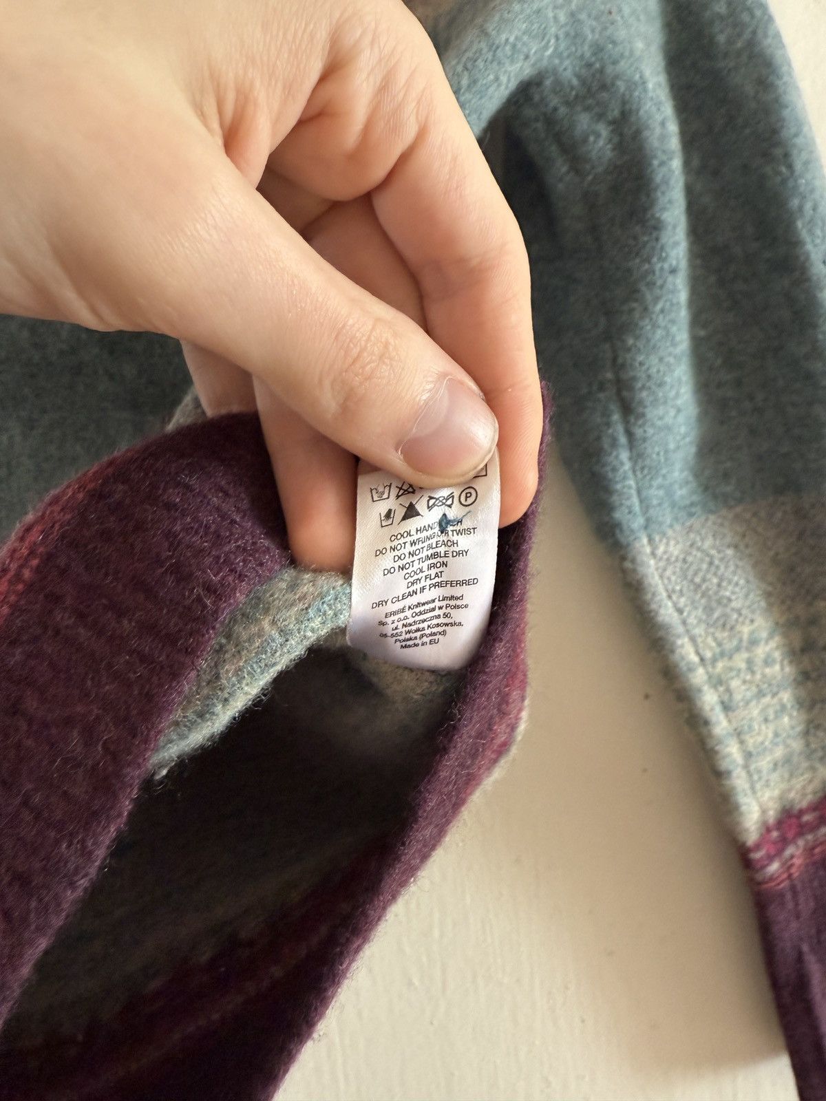 Other Vintage Eribe of Scotland Alpine Women’s Cardigan Old Rose Size S / US 4 / IT 40 - 9 Thumbnail
