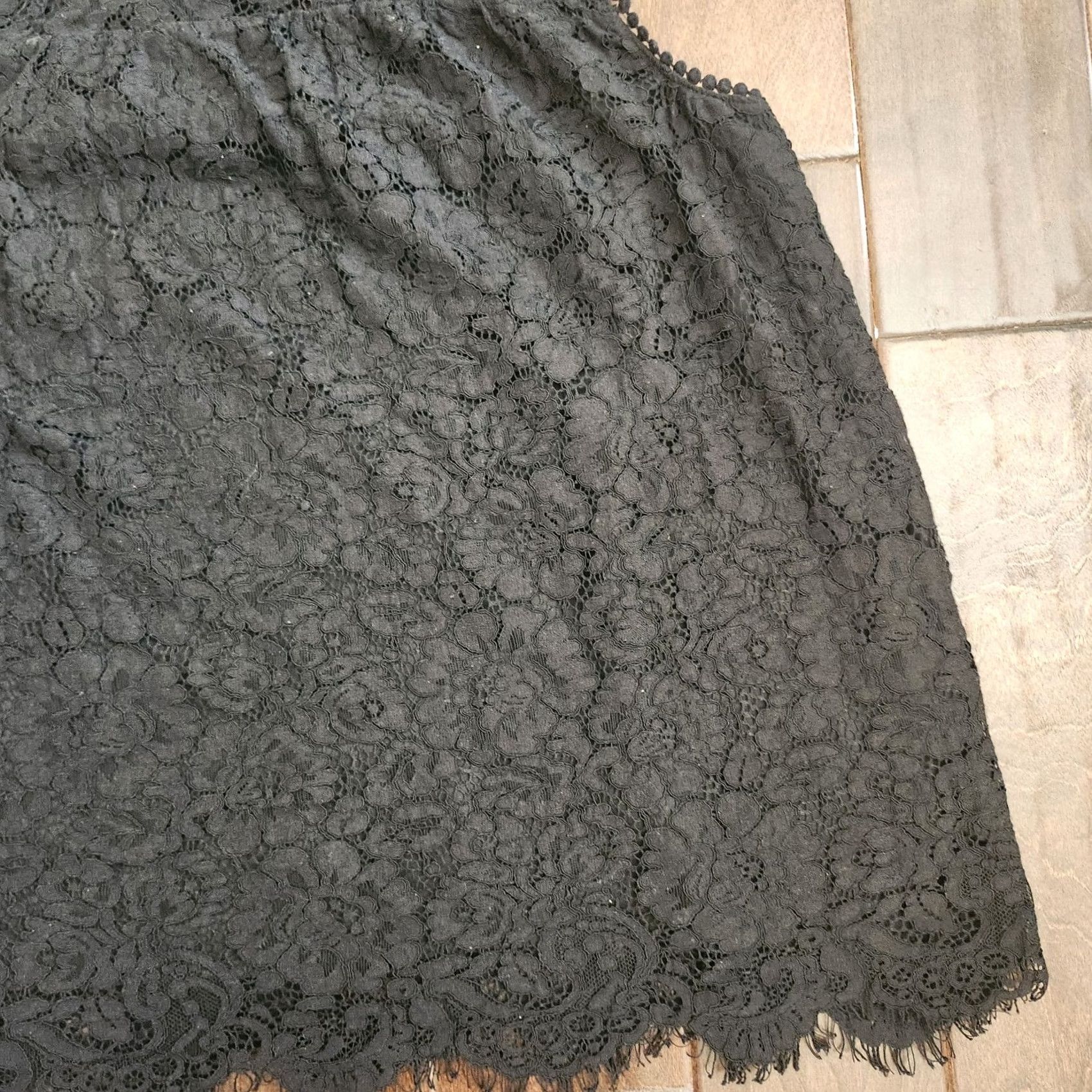 Vintage Xhilaration Blouse Women’s Black Lace Sleeveless Mock Neck L Adult Regular Rack Shirt? Size L / US 10 / IT 46 - 5 Thumbnail