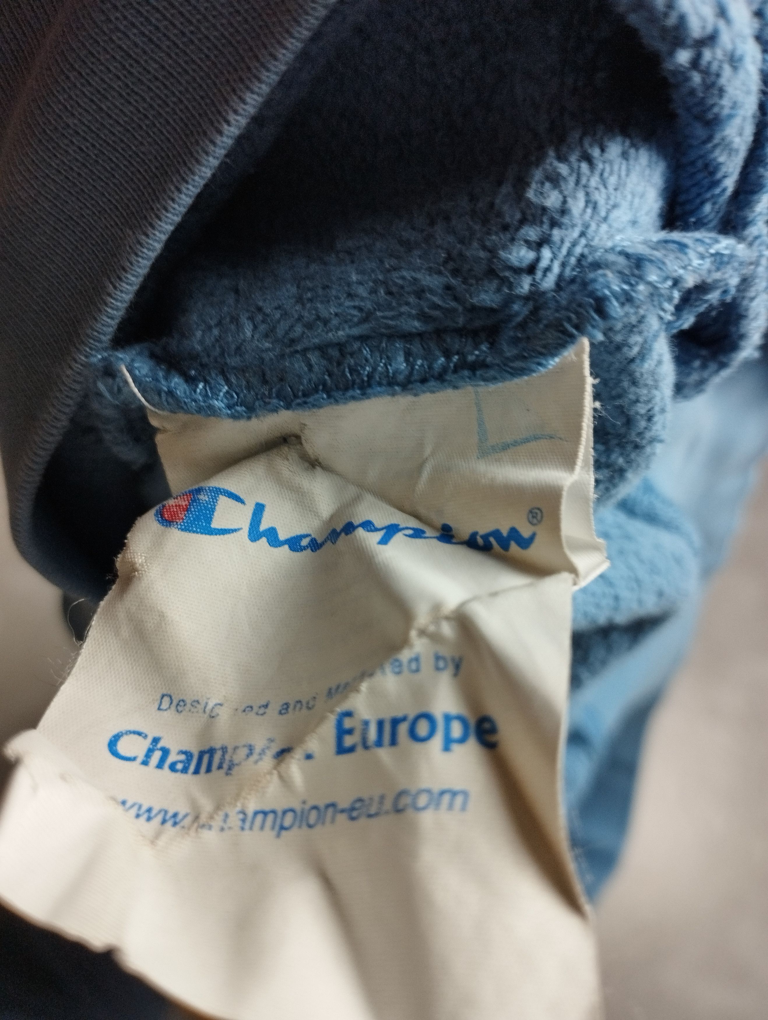 Champion × Vintage Vintage 90s Baby Blue Champion Duke University Hoodie Size US XL / EU 56 / 4 - 7 Thumbnail