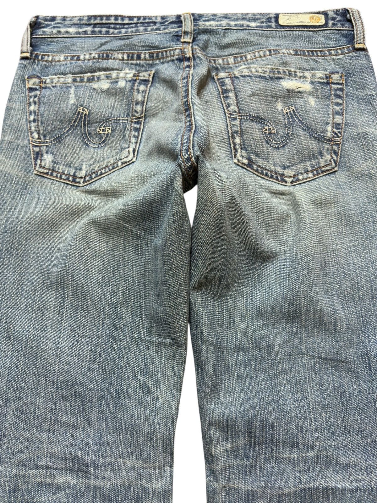 Vintage Adriano Goldschmied Ripped Grunge Distressed Denim