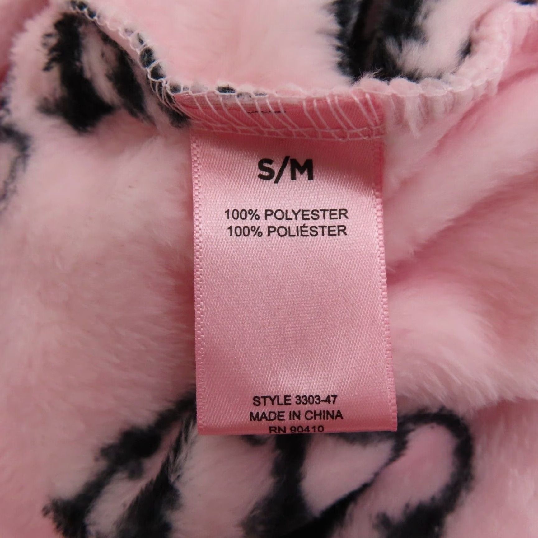 Juicy Couture Juicy Couture Women S/M Pink Black Logo Crown Hooded Knee Length Robe NEW NWT Size ONE SIZE - 6 Thumbnail