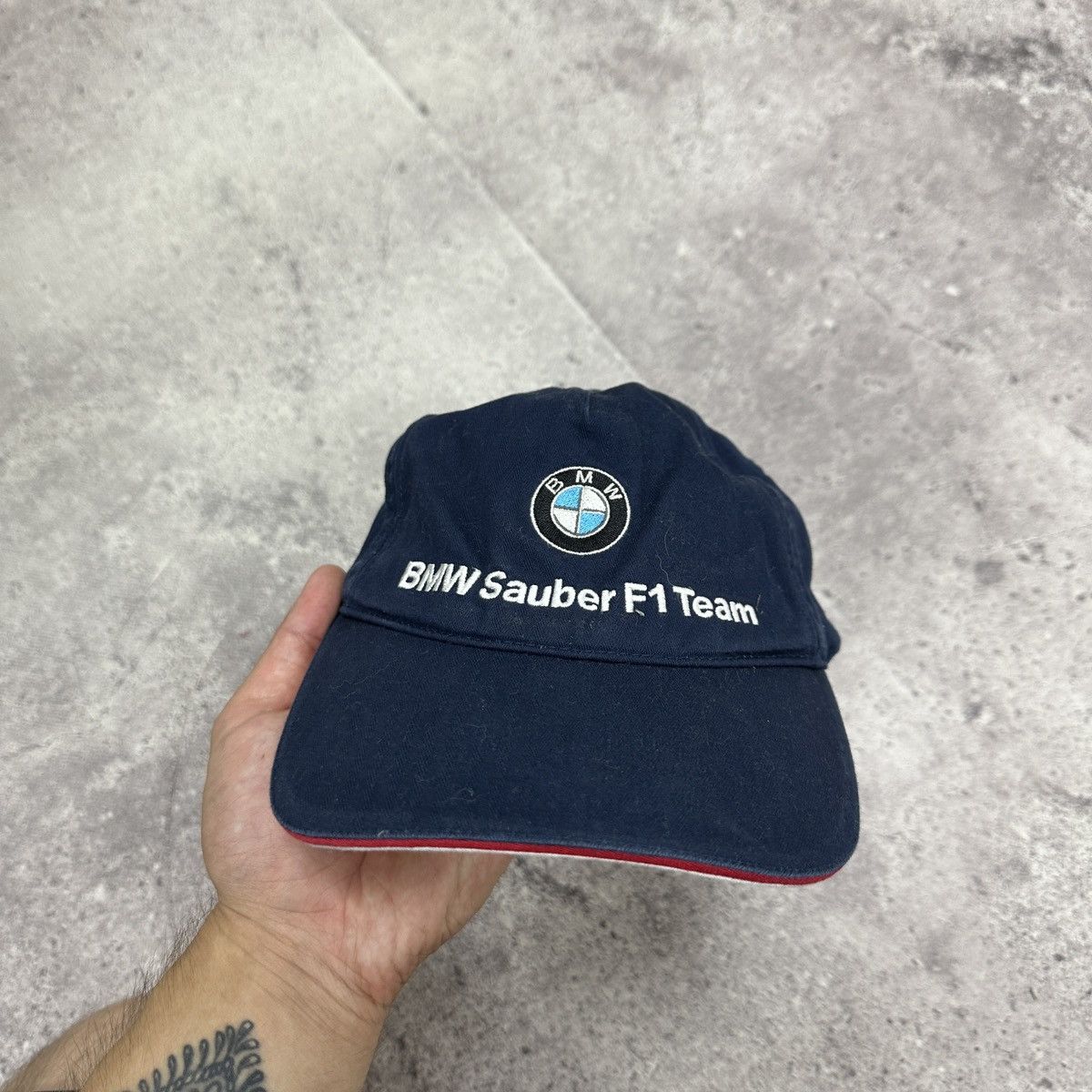 BMW Vintage 00s BMW Sauber F1 Racing Grand Prix Formula 1 cap Size ONE SIZE - 2 Thumbnail