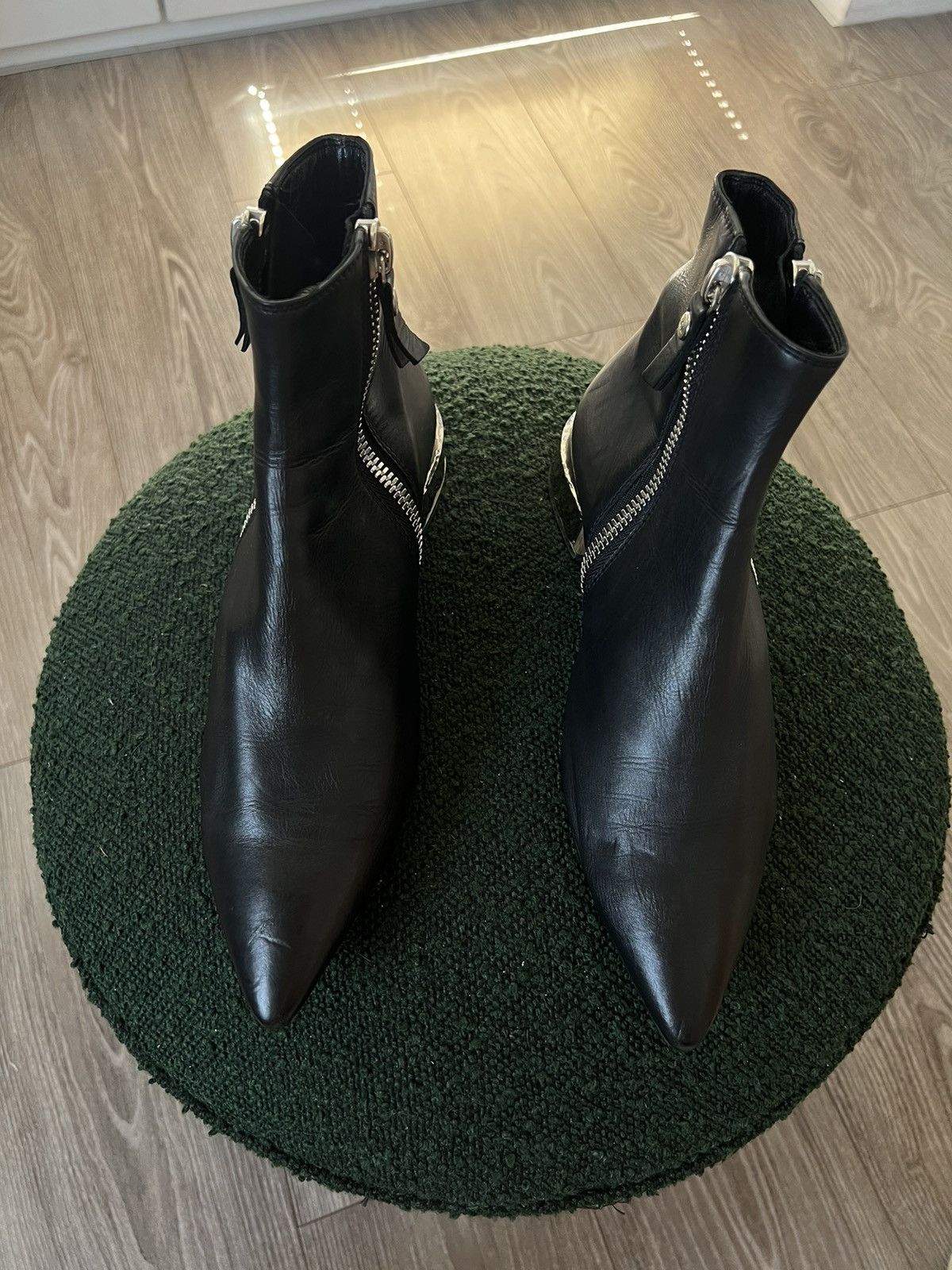 AGL × Designer ‼️Designer AGL Vero Cuoio Made in Italy NWT Pointed Toe Boots Size US 7 / IT 37 - 9 Thumbnail