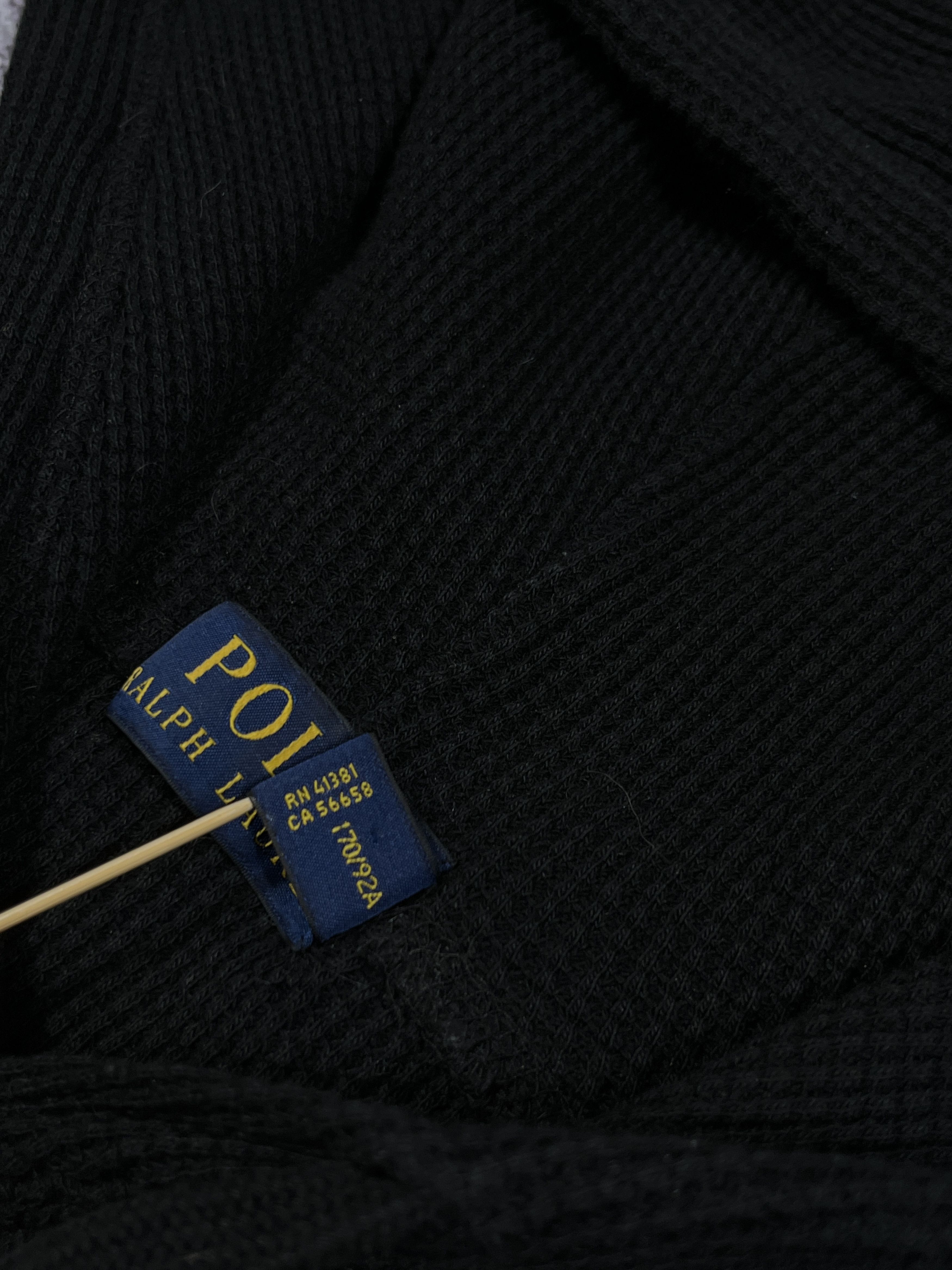 Polo Ralph Lauren Polo Ralph Lauren sweater men black knit hoodie cotton S Size US S / EU 44-46 / 1 - 4 Thumbnail