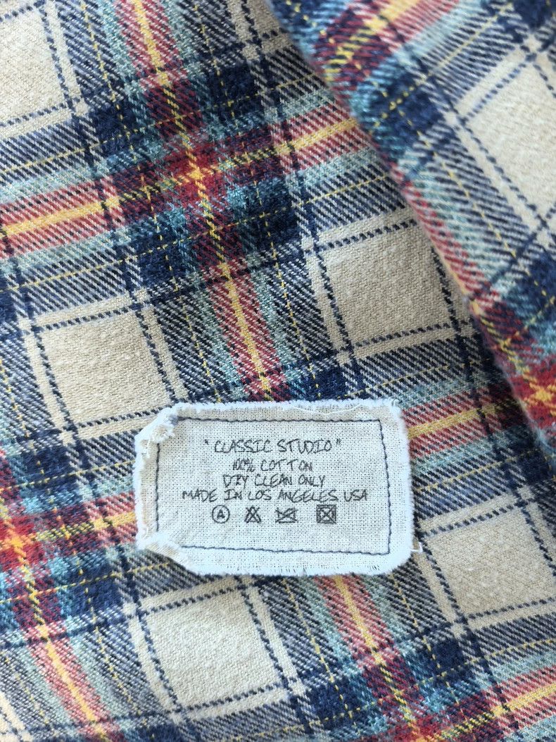Greg Lauren Greg Lauren size2 flannel shirt Size US M / EU 48-50 / 2 - 3 Thumbnail