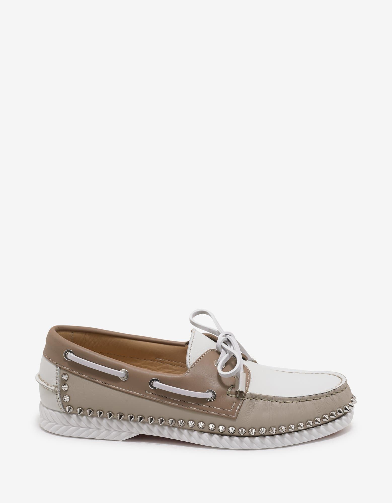 Christian Louboutin Christian Louboutin Steckel Colombe Beige Boat Shoes Size US 10 / EU 43 - 2 Thumbnail