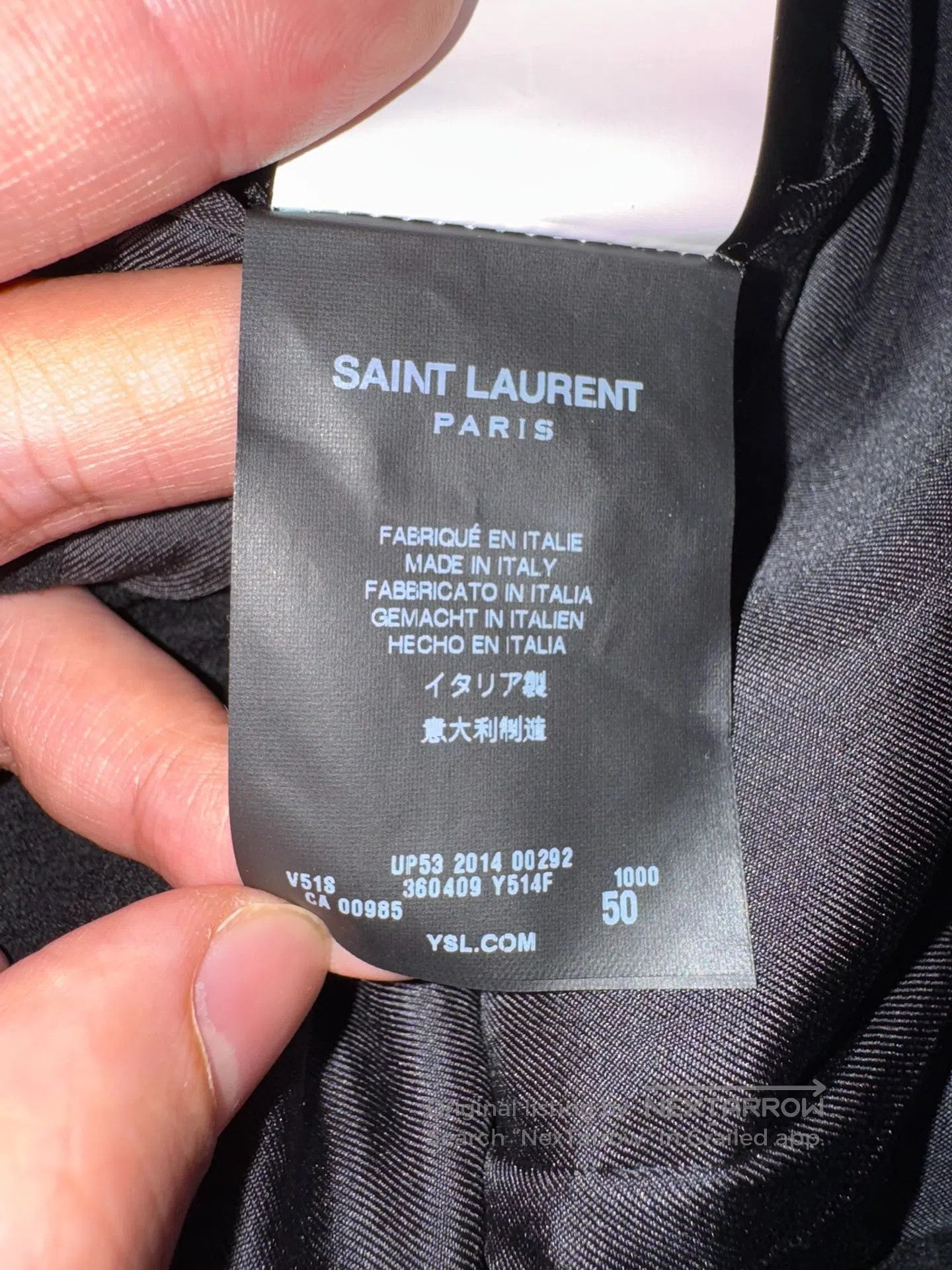 Saint Laurent Paris Saint Laurent Paris Wool and Velvet Blended Suit| Size US M / EU 48-50 / 2 - 4 Thumbnail