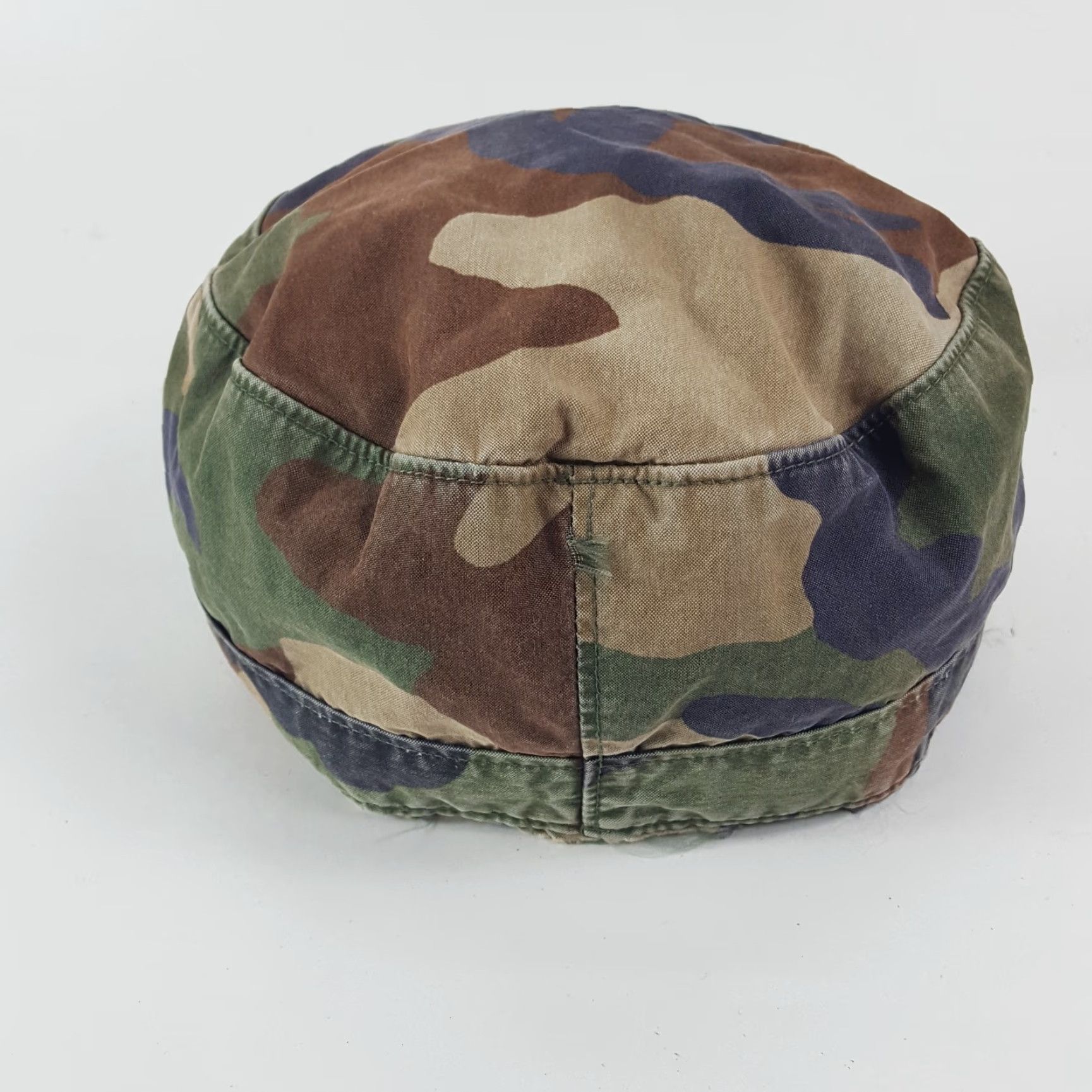 Vintage VINTAGE US Army Woodland Camo Army Cap Size 7 1/4 Military Hat BDU Distressed Green Retro Y2K Mens Size ONE SIZE - 5 Thumbnail