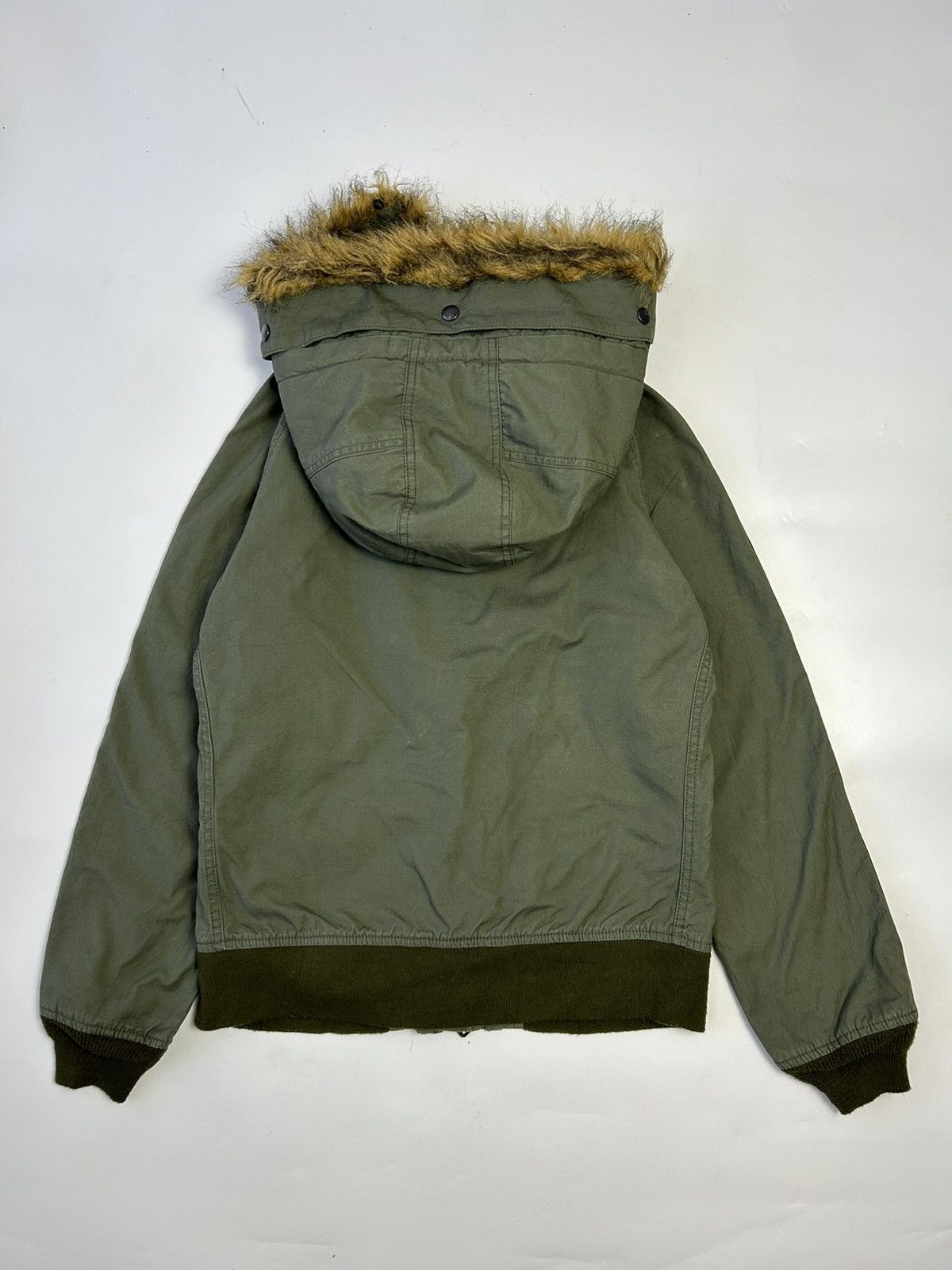 Alpha Industries × Vintage ALPHA INDUSTRIES INC FAUX FUR HOODIE JACKET Size US M / EU 48-50 / 2 - 5 Thumbnail