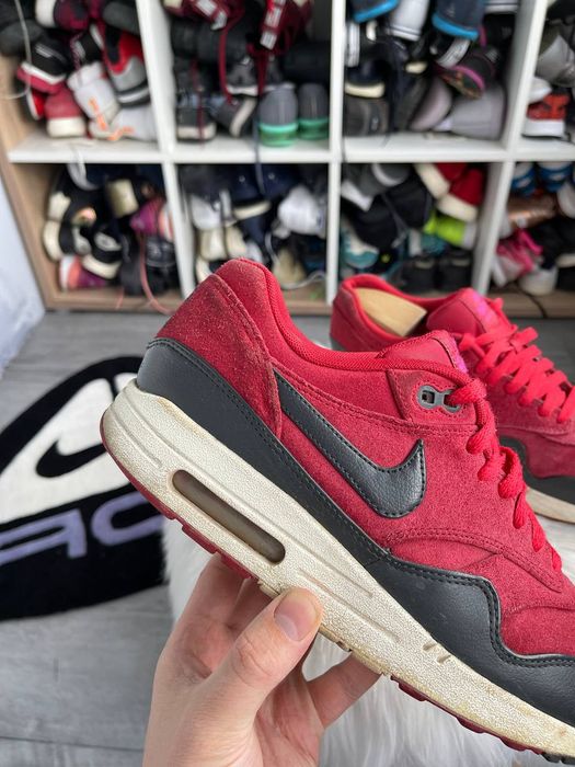 Nike Nike Air Max 1 Prm Gym Red | Anthracite-Sail-Rv Pink parra