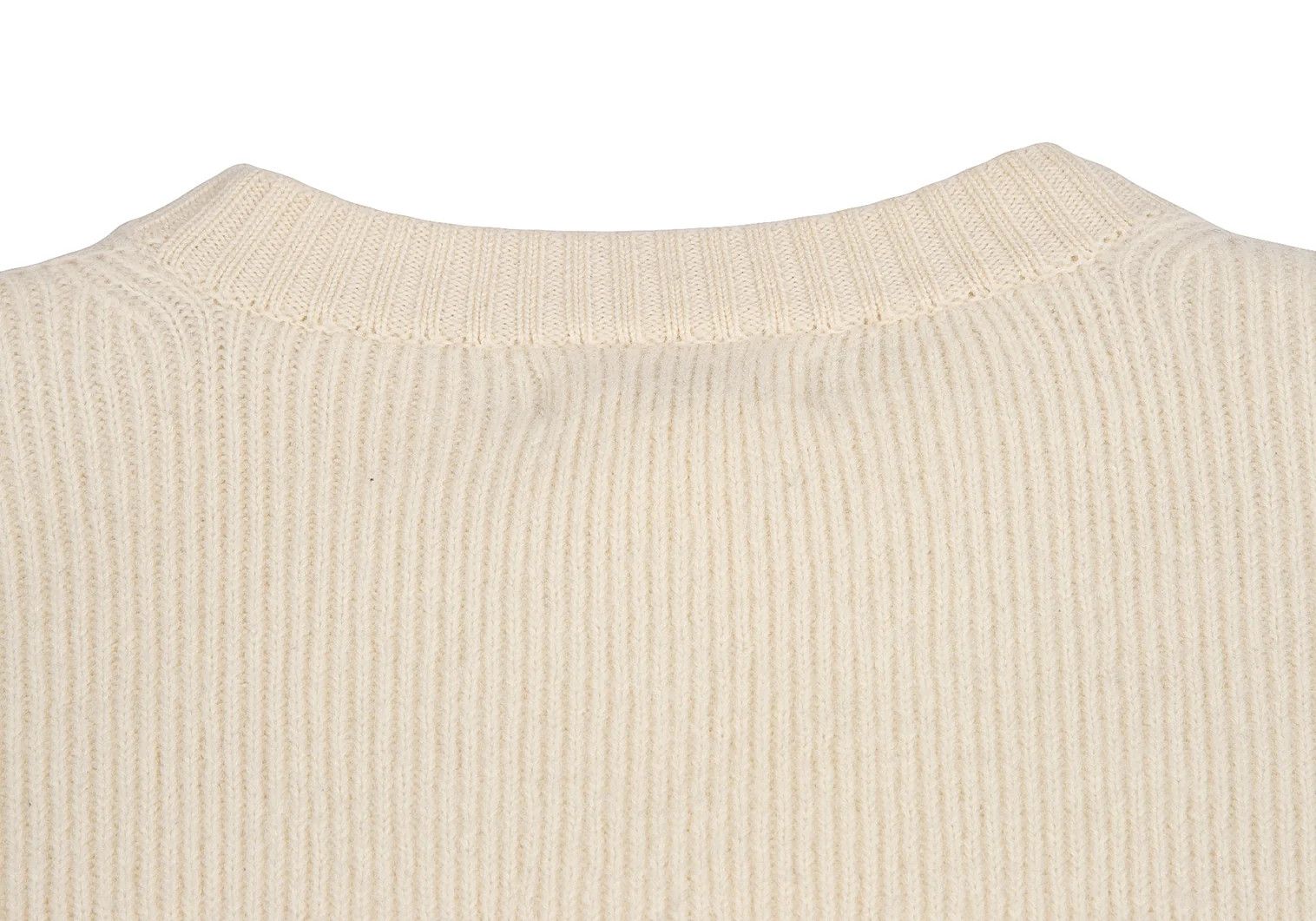 Yohji Yamamoto Yohji Yamamoto Bi-Color Crew Neck Sweater Size US M / EU 48-50 / 2 - 9 Thumbnail