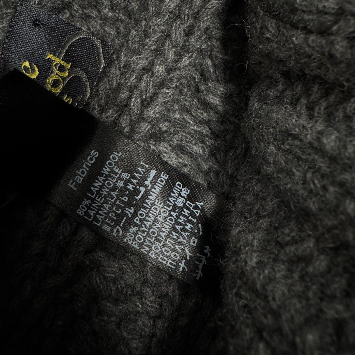 Vivienne Westwood Rare Vivienne Westwood Wool Knitted Metallic Logo Hat Size ONE SIZE - 7 Thumbnail