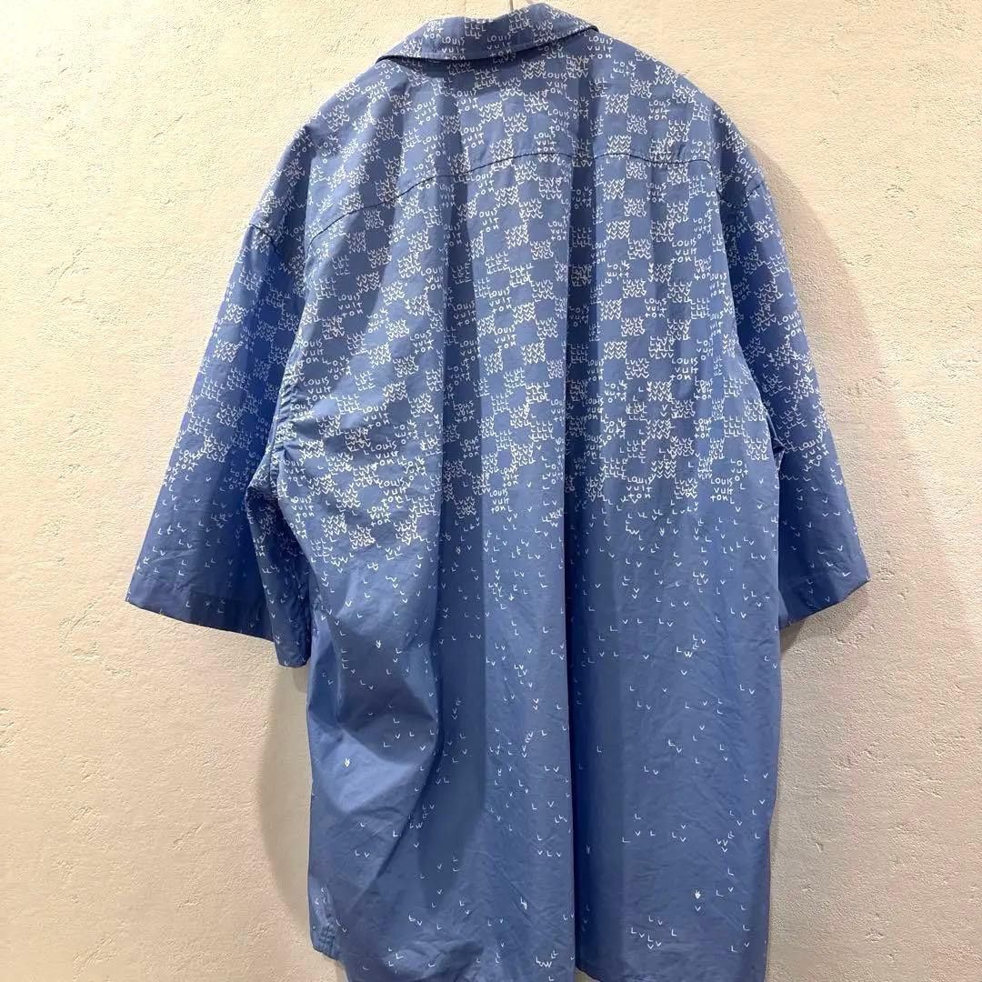 Louis Vuitton Louis Vuitton Damier Spread Cotton Short Sleeve Shirt Size US L / EU 52-54 / 3 - 9 Thumbnail