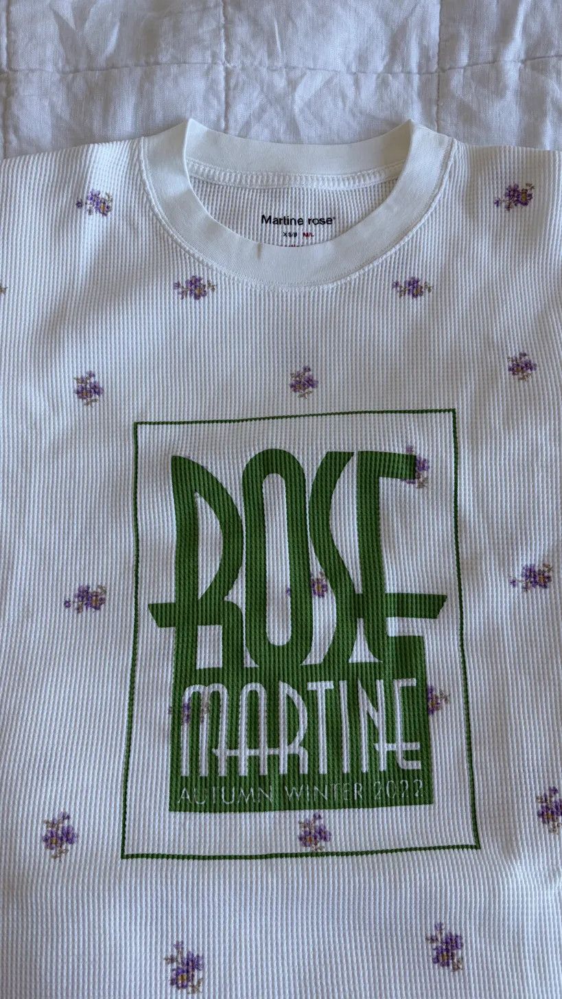 Martine Rose Martine Rose AW22 "Rose Martine" Waffle T-Shirt Size US L / EU 52-54 / 3 - 2 Thumbnail