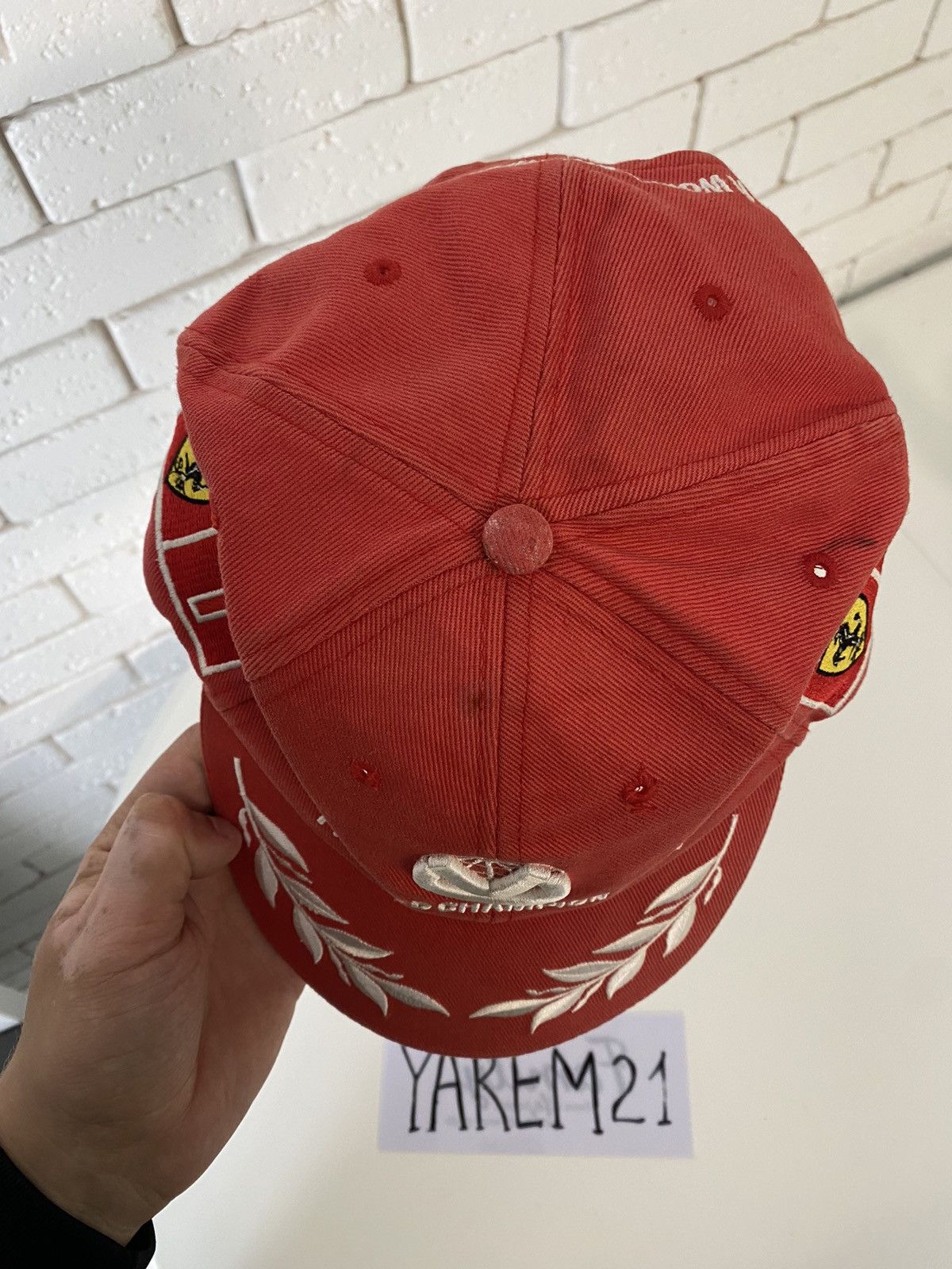 Vintage Ferrari F1 world champion 2000 vintage cap hat Size ONE SIZE - 3 Thumbnail
