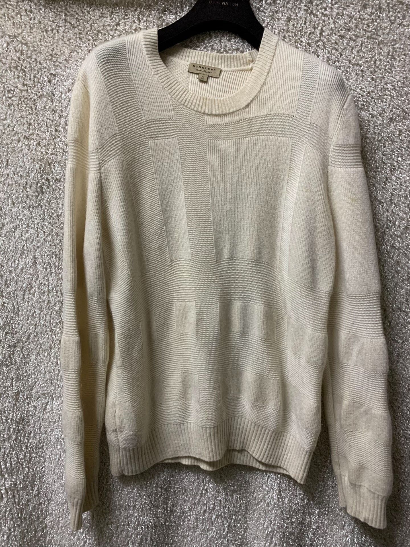 Burberry Burberry Men's Wool Cashmere Sweater XL Size US XL / EU 56 / 4 - 1 Thumbnail