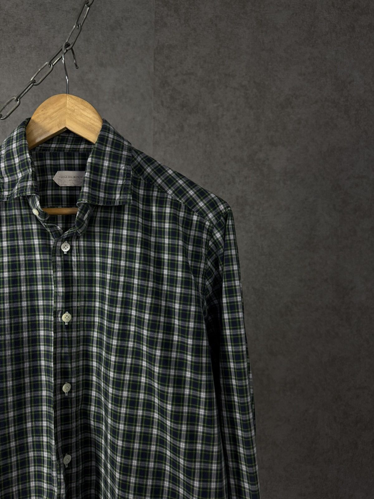 Designer Guglielminotti Milano Italian designer shirt Size US L / EU 52-54 / 3 - 2 Thumbnail