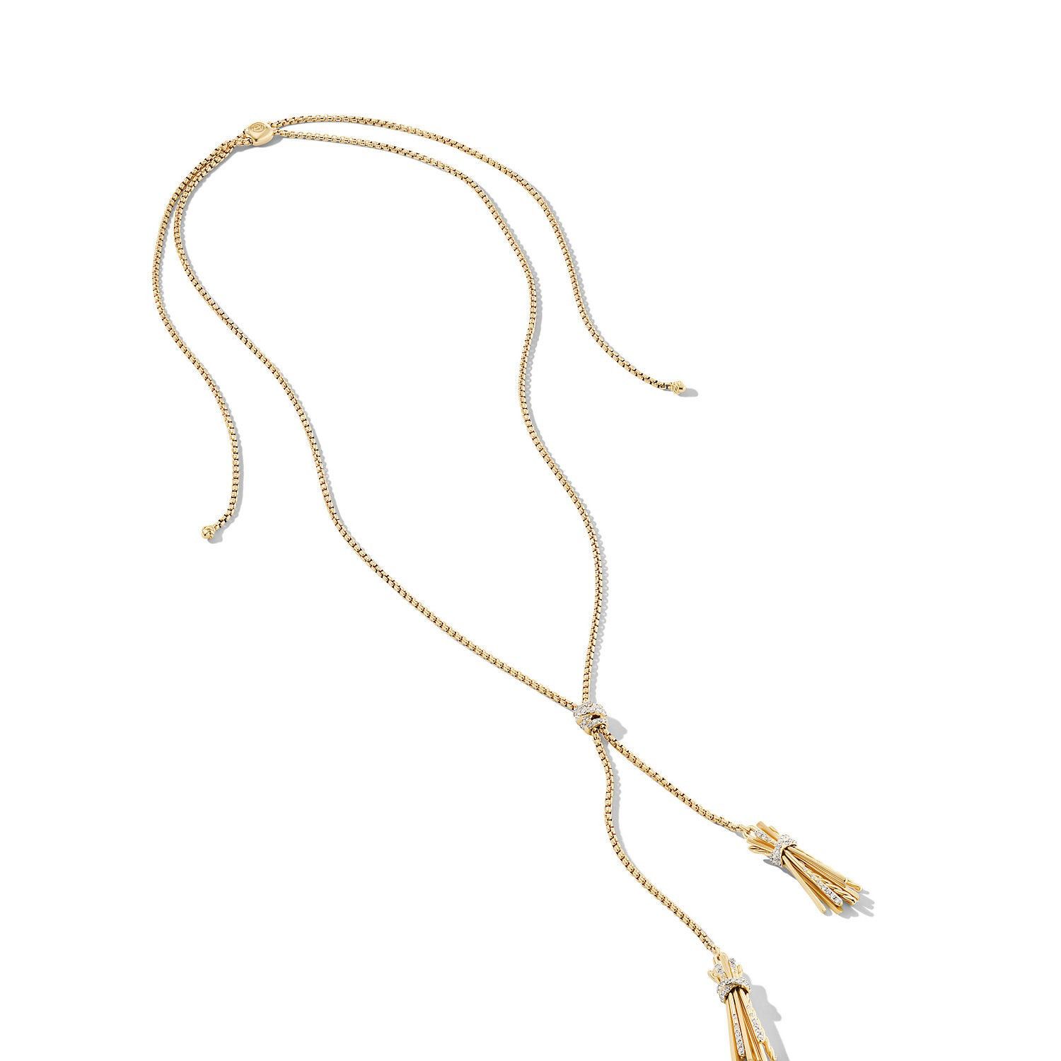 David Yurman o1w1db10426 N17084D Size:8 /Angelika Necklace in Golden Size ONE SIZE - 2 Thumbnail