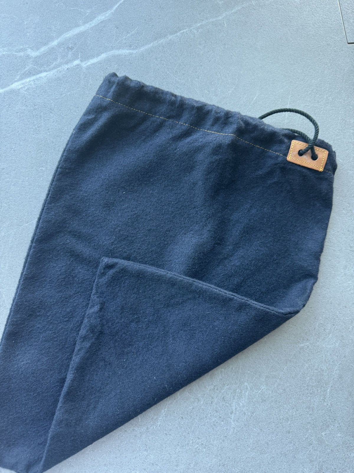 Comme des Garcons Comme des Garcons Japan Dark Blue Fabric Drawstring Dust Bag Size ONE SIZE - 3 Thumbnail