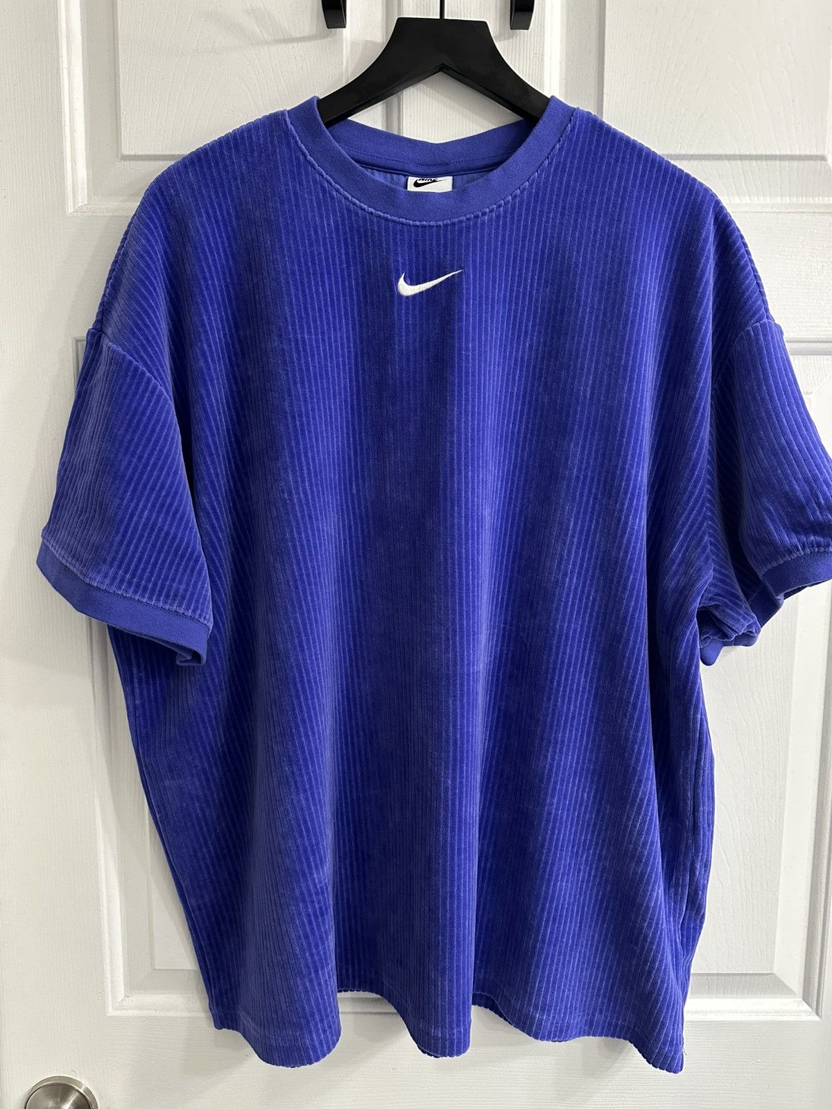 Nike Nike Velour Shirt Size US L / EU 52-54 / 3 - 1 Thumbnail