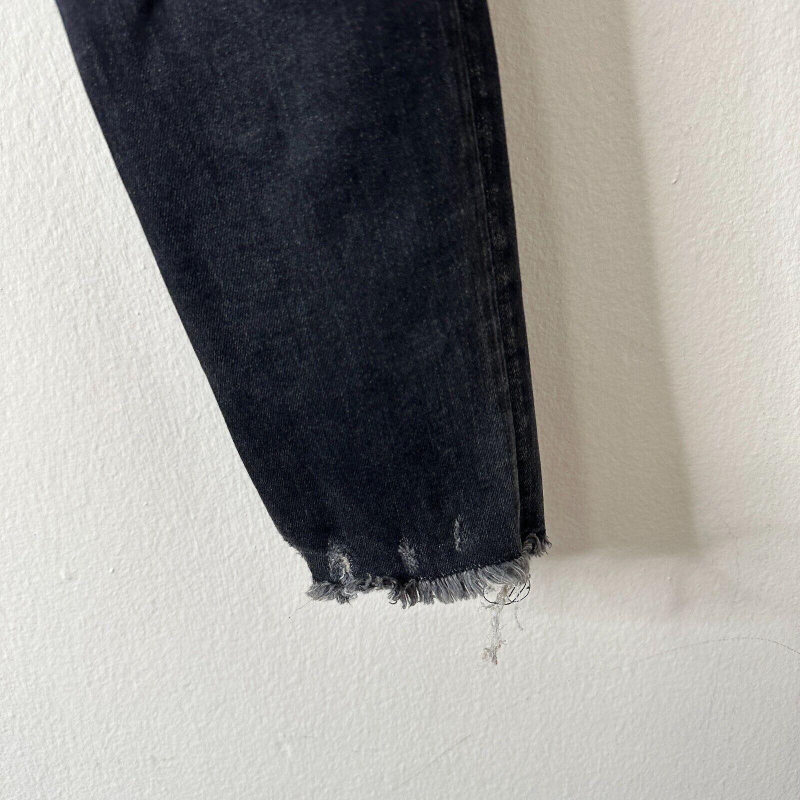 R13 R13 Aiden Stone Wash Skinny Jeans Distressed Knees & Hem 26 Size 26" / US 2 / IT 38 - 6 Thumbnail